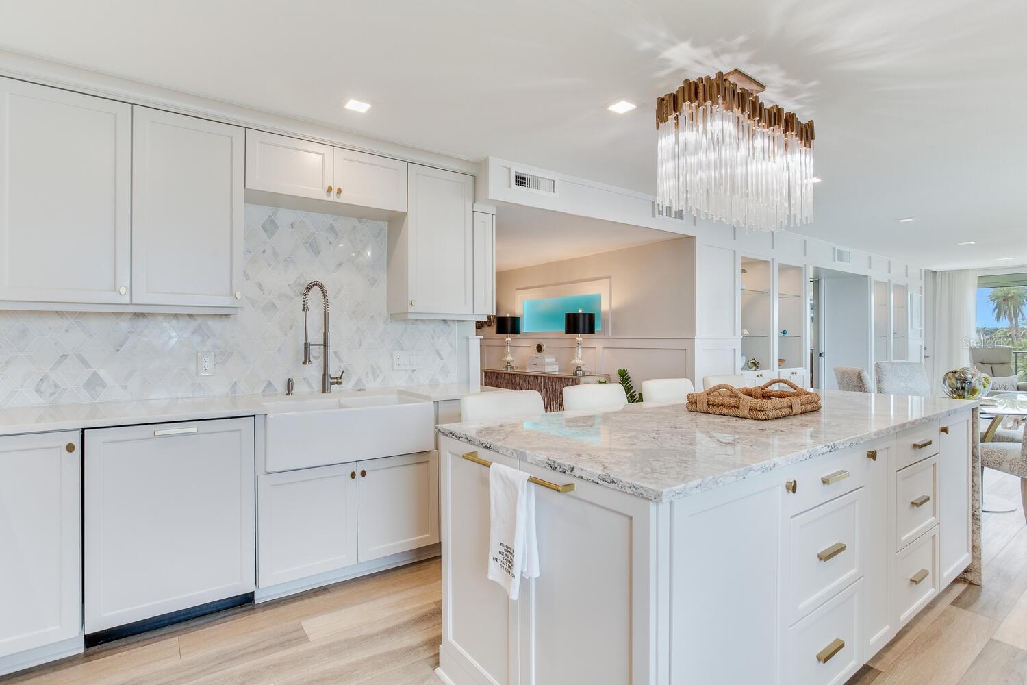Paneled Dishwasher, Porcelain Farm Sink