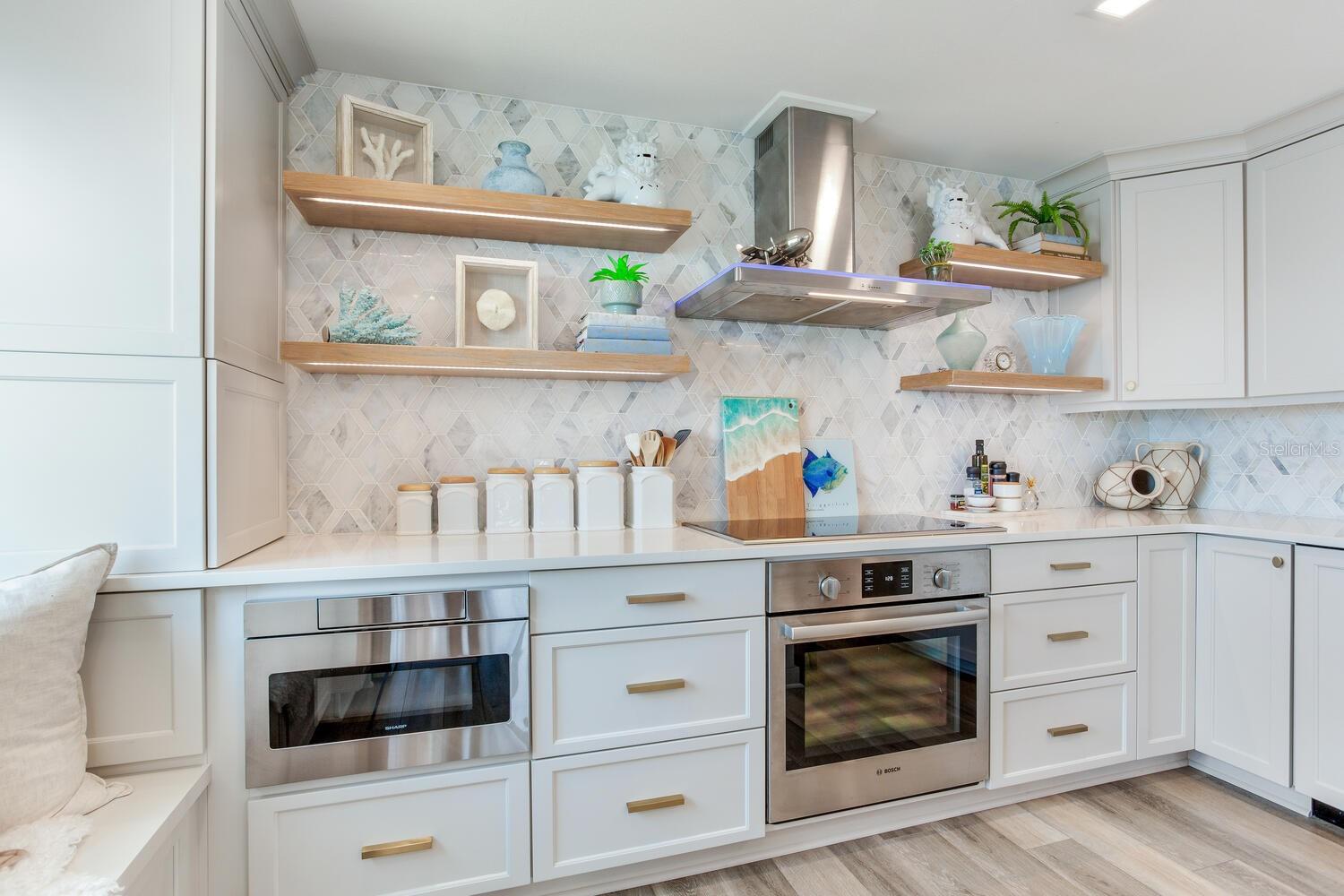 Custom Cabinetry and built in appliances