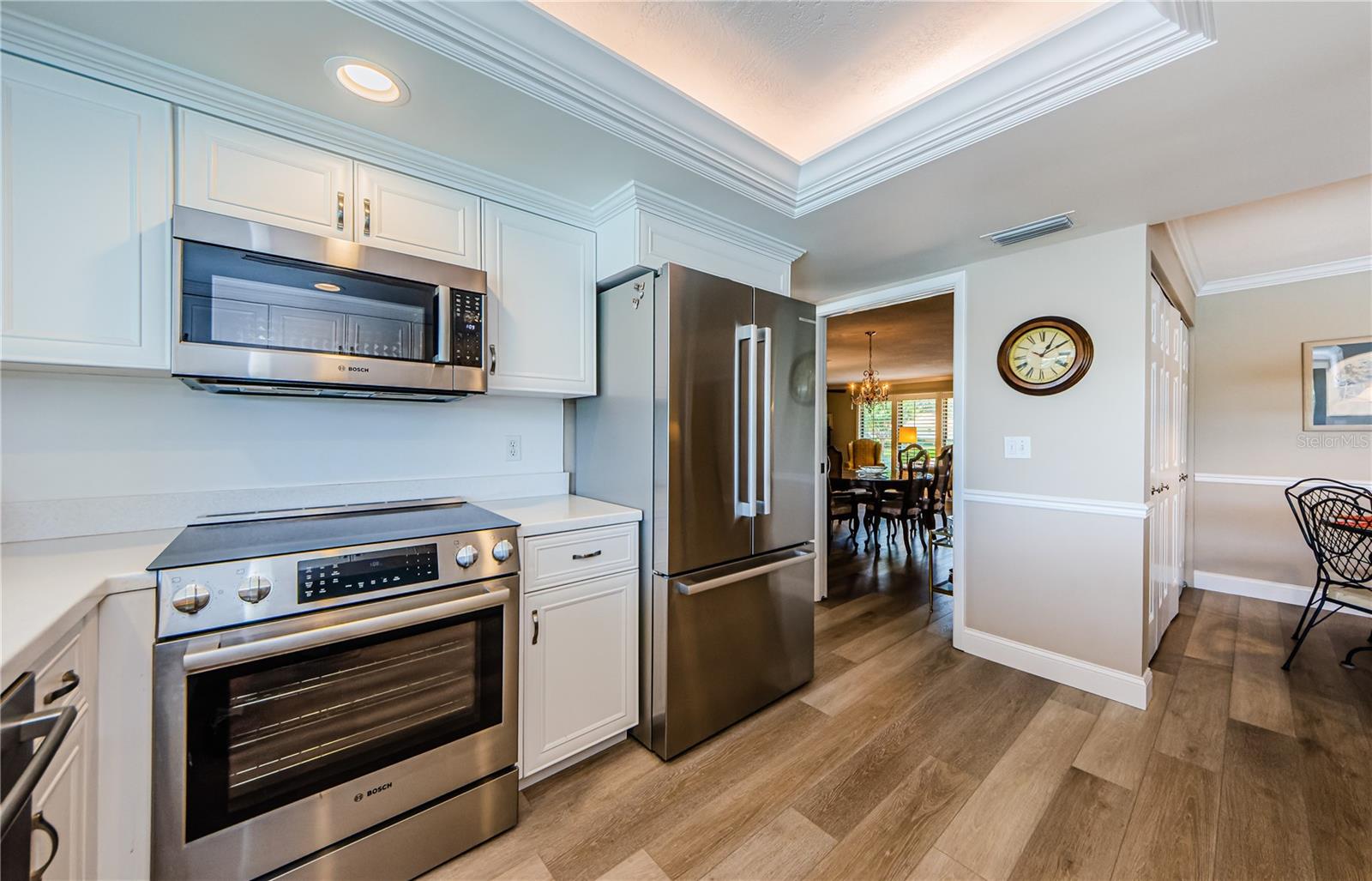 Looking into formal dining room...
