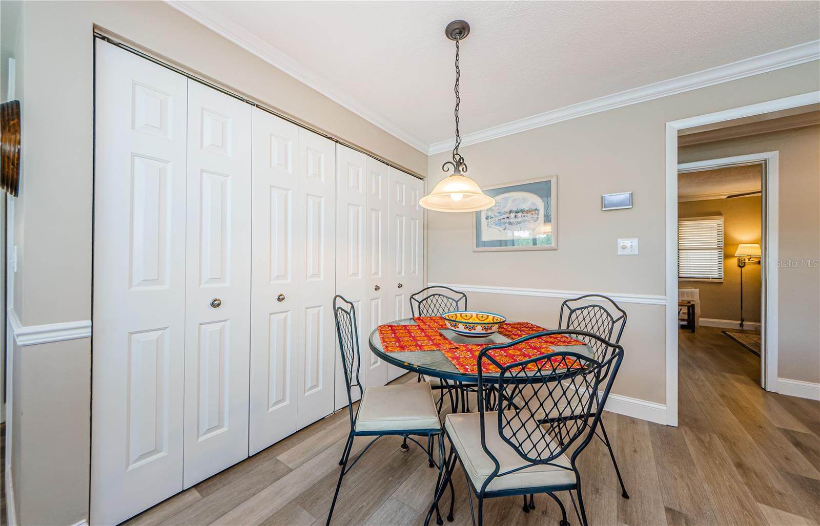 Huge Pantry Closet next to the casual dining.
