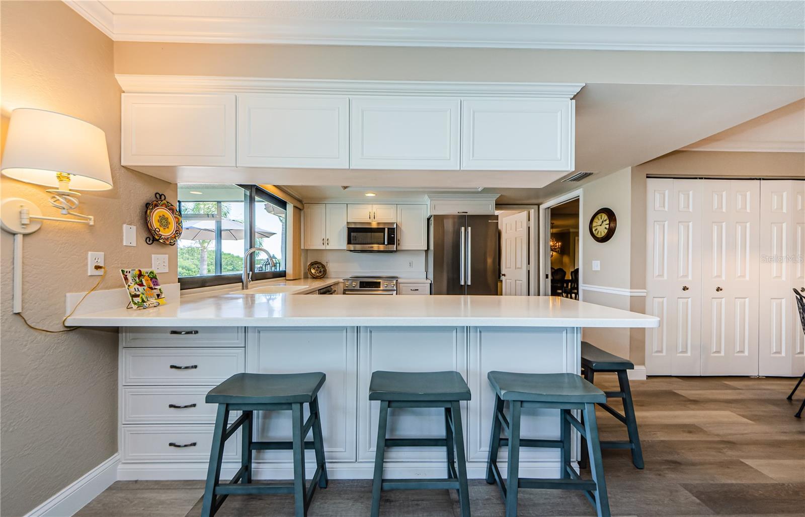 The breakfast bar