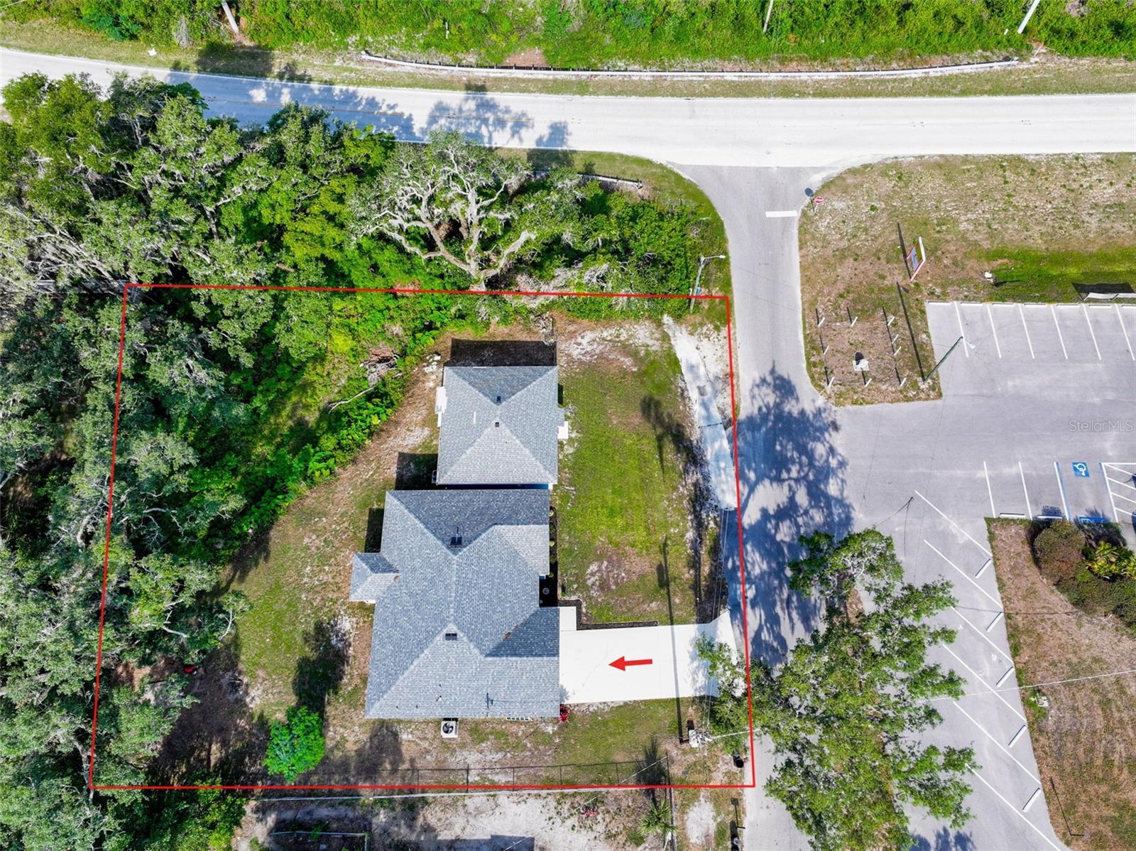 Overhead view