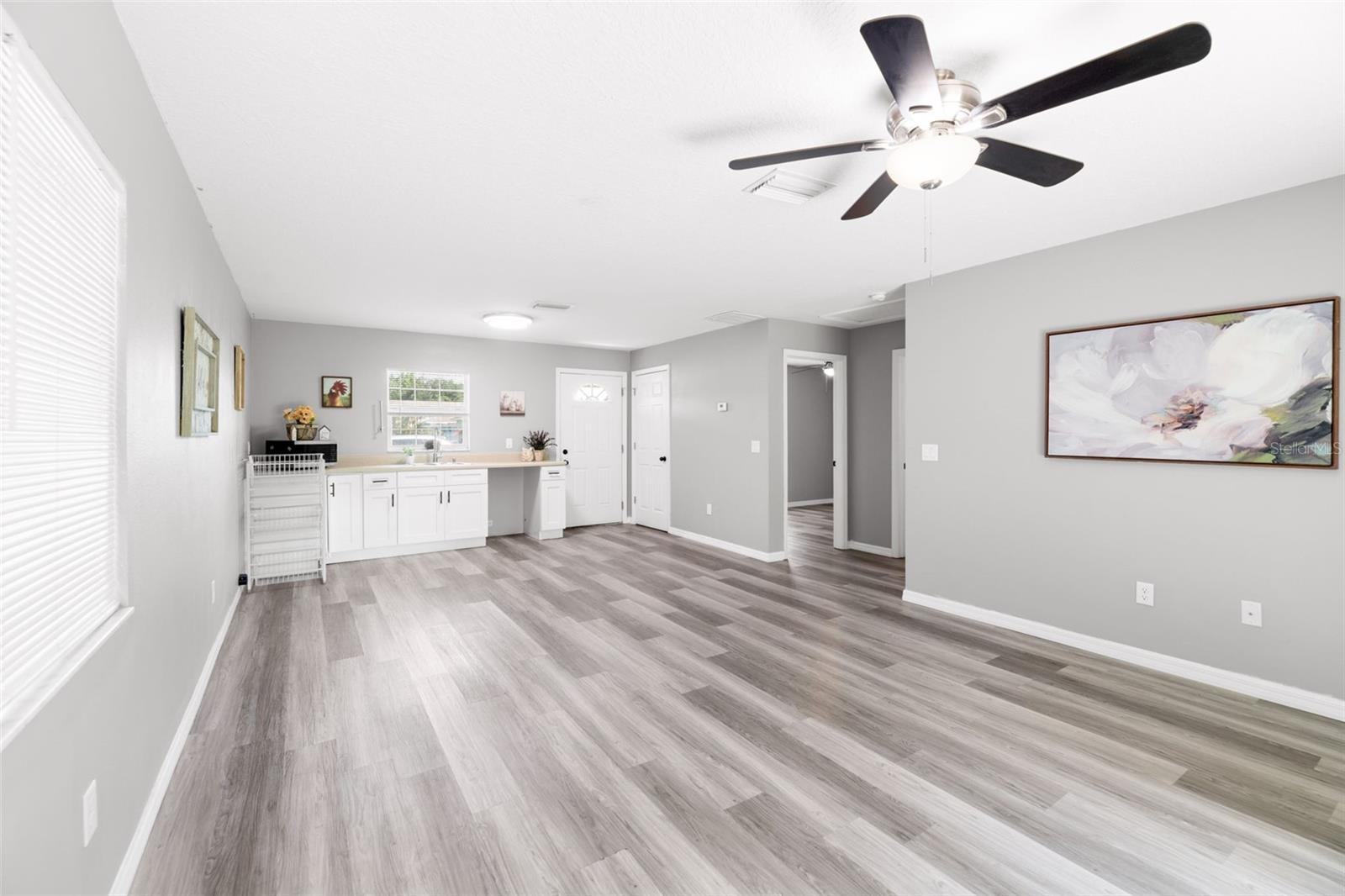 Living Room-Dining - Office Space