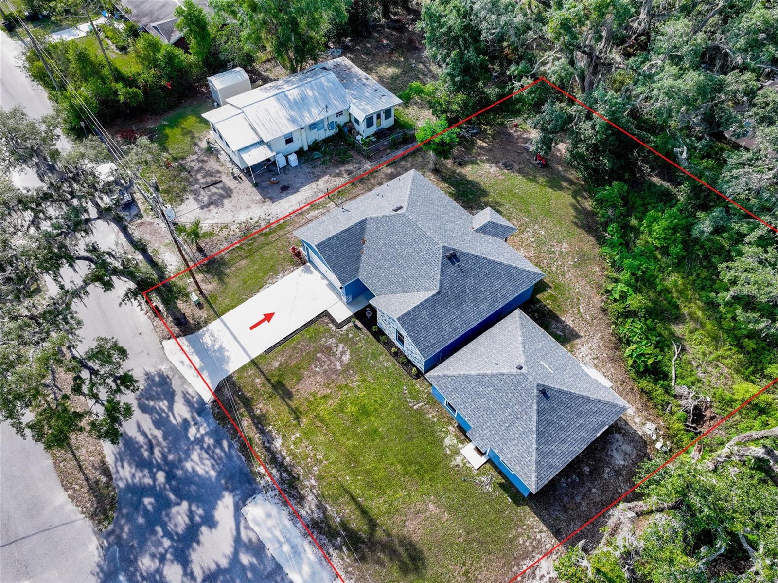 Overhead view