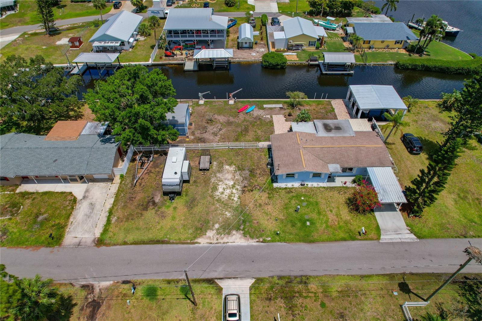 139 Feet of Saltwater Canal Frontage - Lot size is over 1/4 Acre