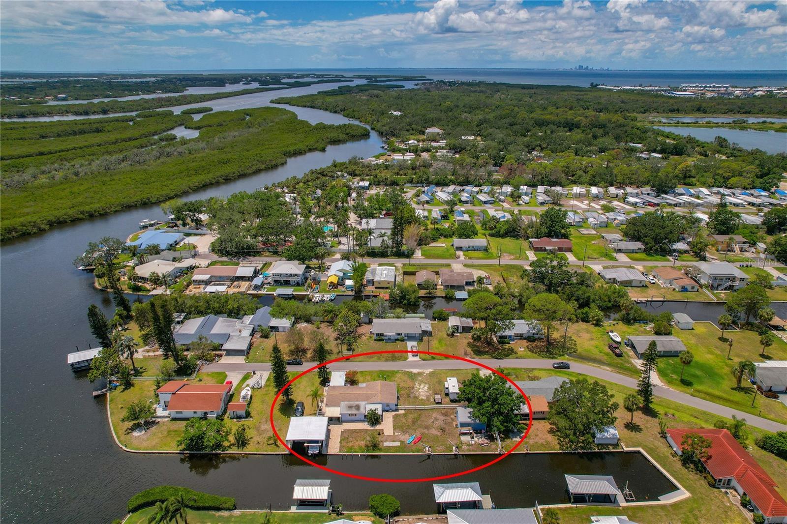 Looking West - Ruskin Inlet to Little Manatee to Tampa Bay