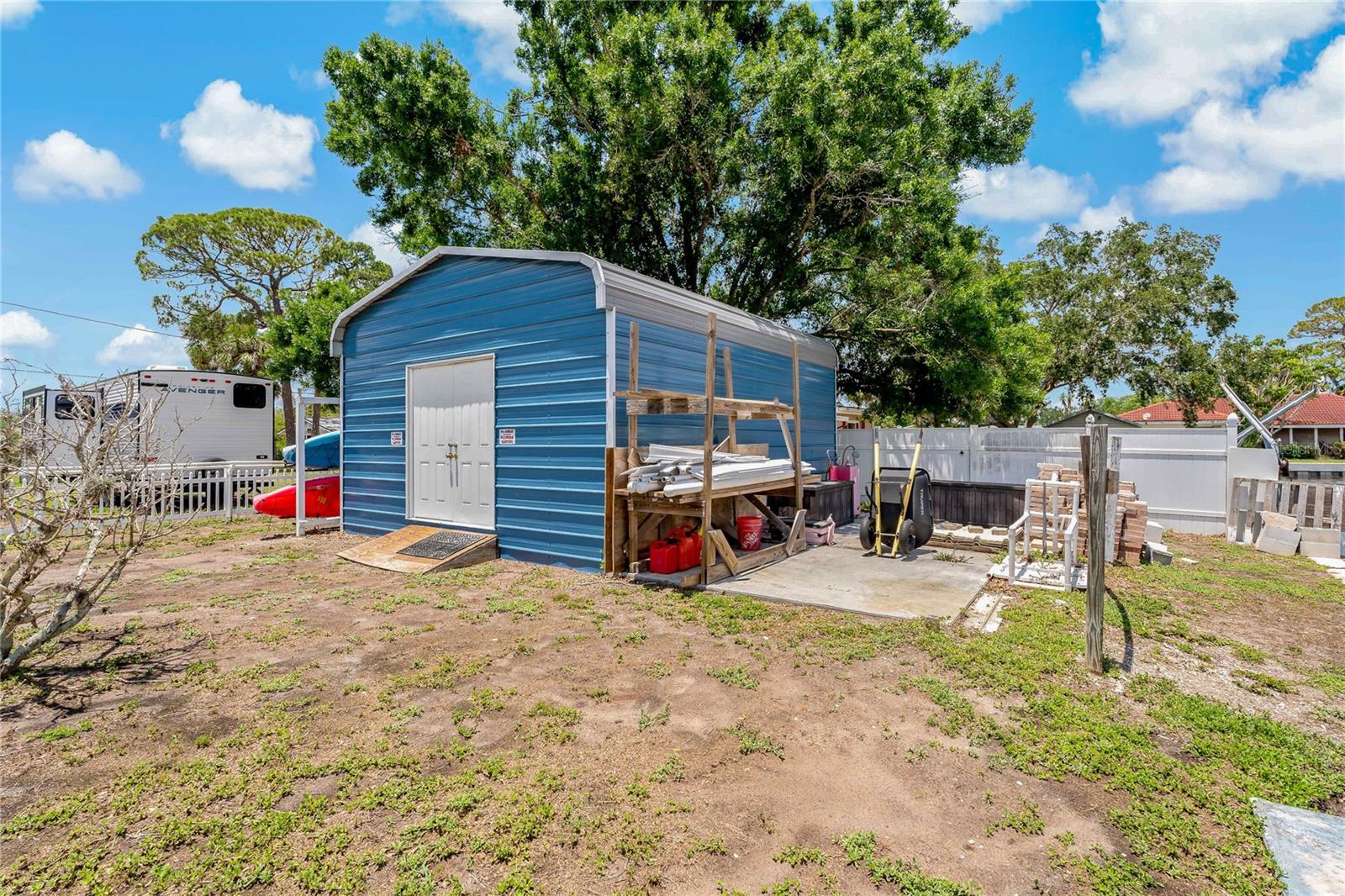 Metal Shed with Loft