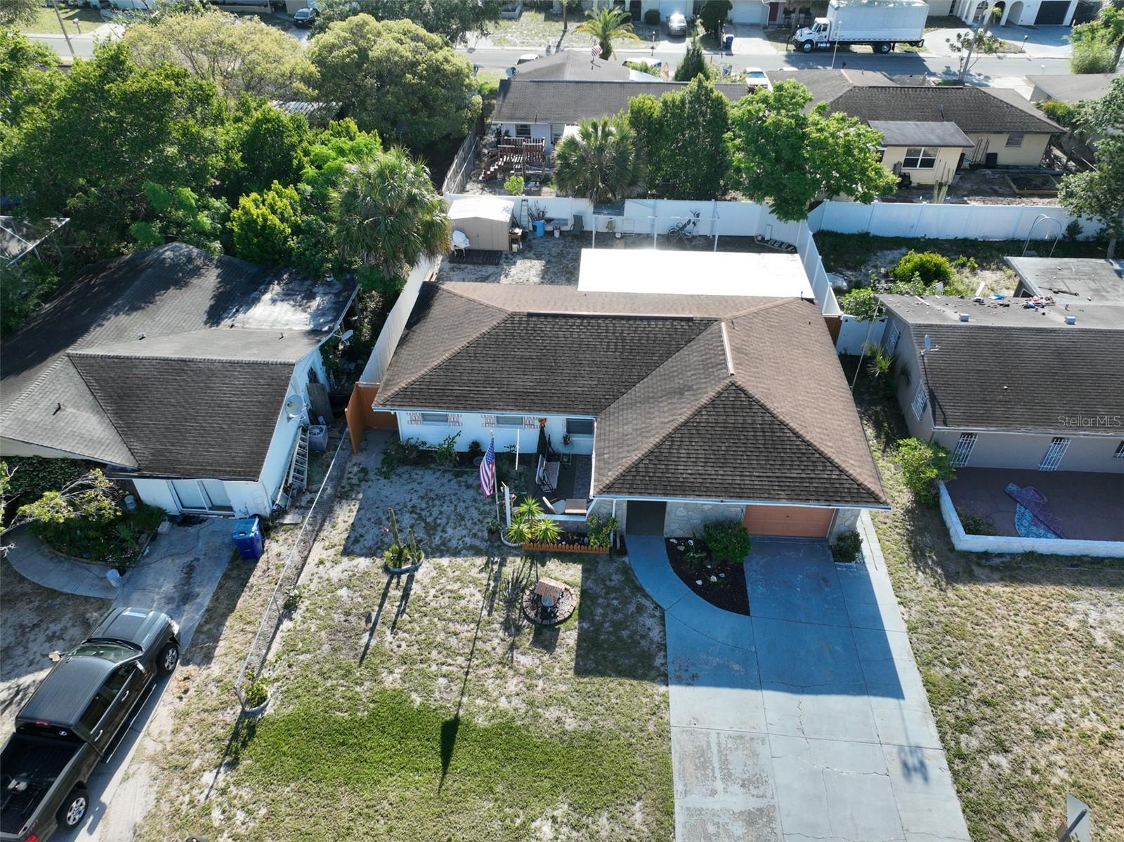 front from the sky