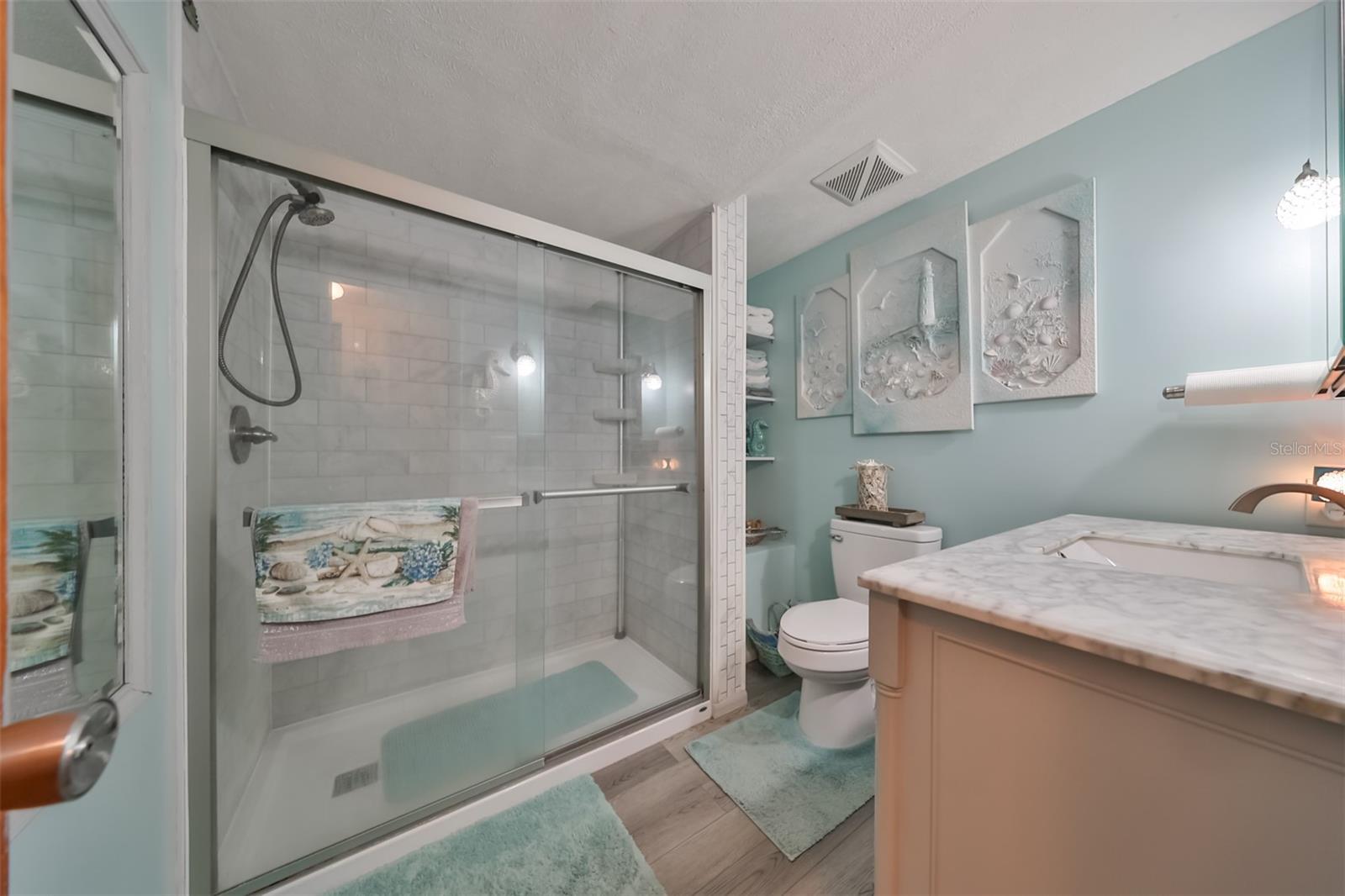 upgraded main bathroom
