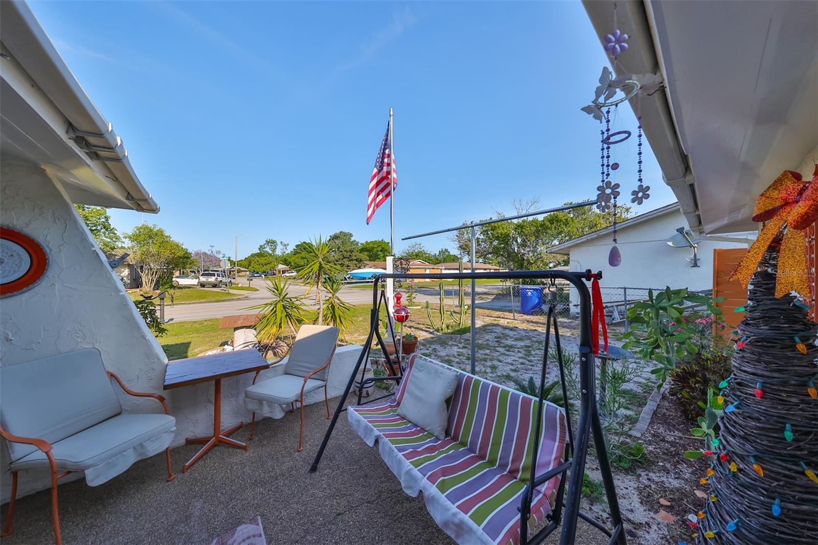 front porch area