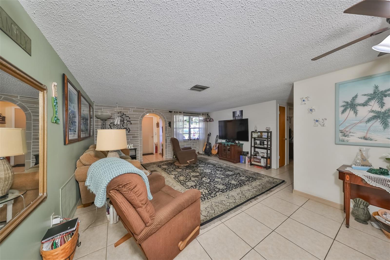 corner of living room view