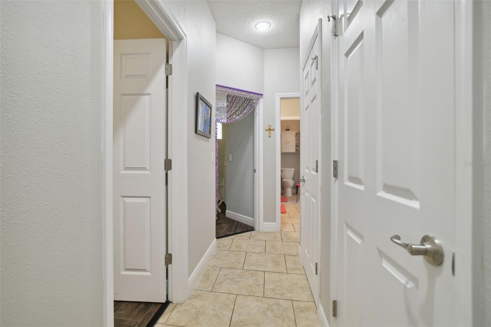 Hallway to Guest Bedrooms & Pool Bath