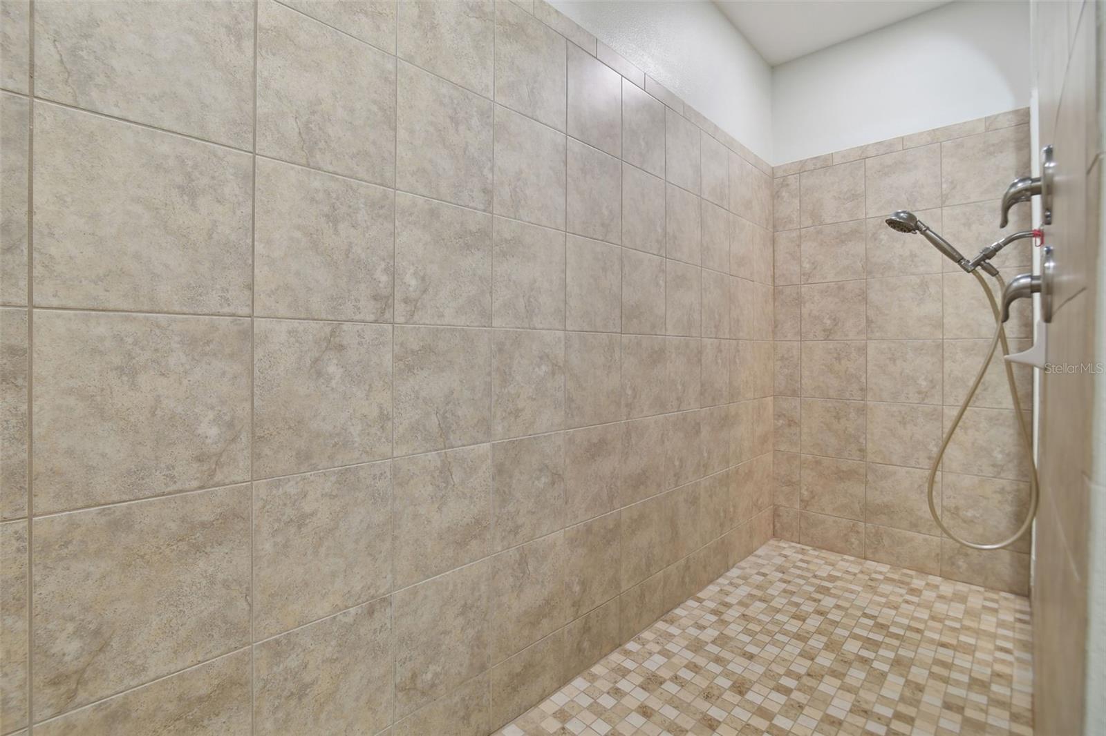 HUGE Walk-in Shower