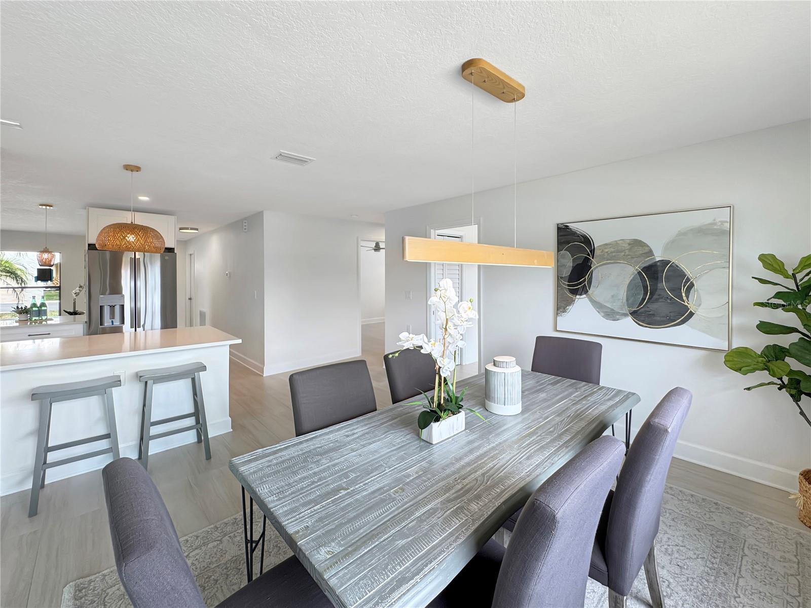 Dining Room – View Toward Bathrooms & Bedrooms