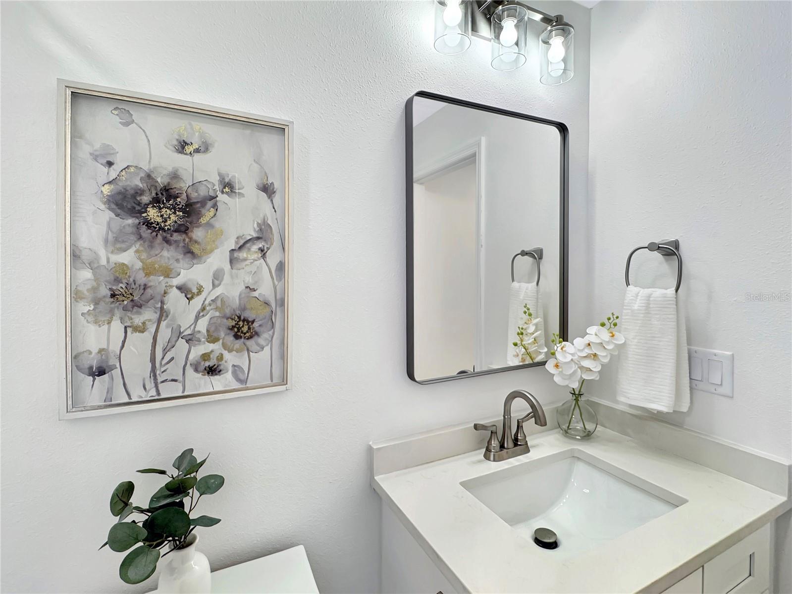 Guest Bathroom – Sink & Mirror Detail