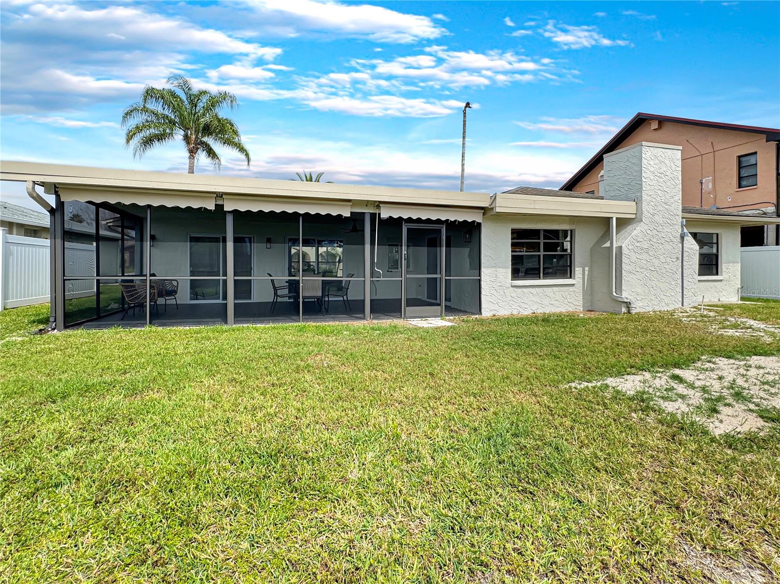 Backyard – Centered View Toward House