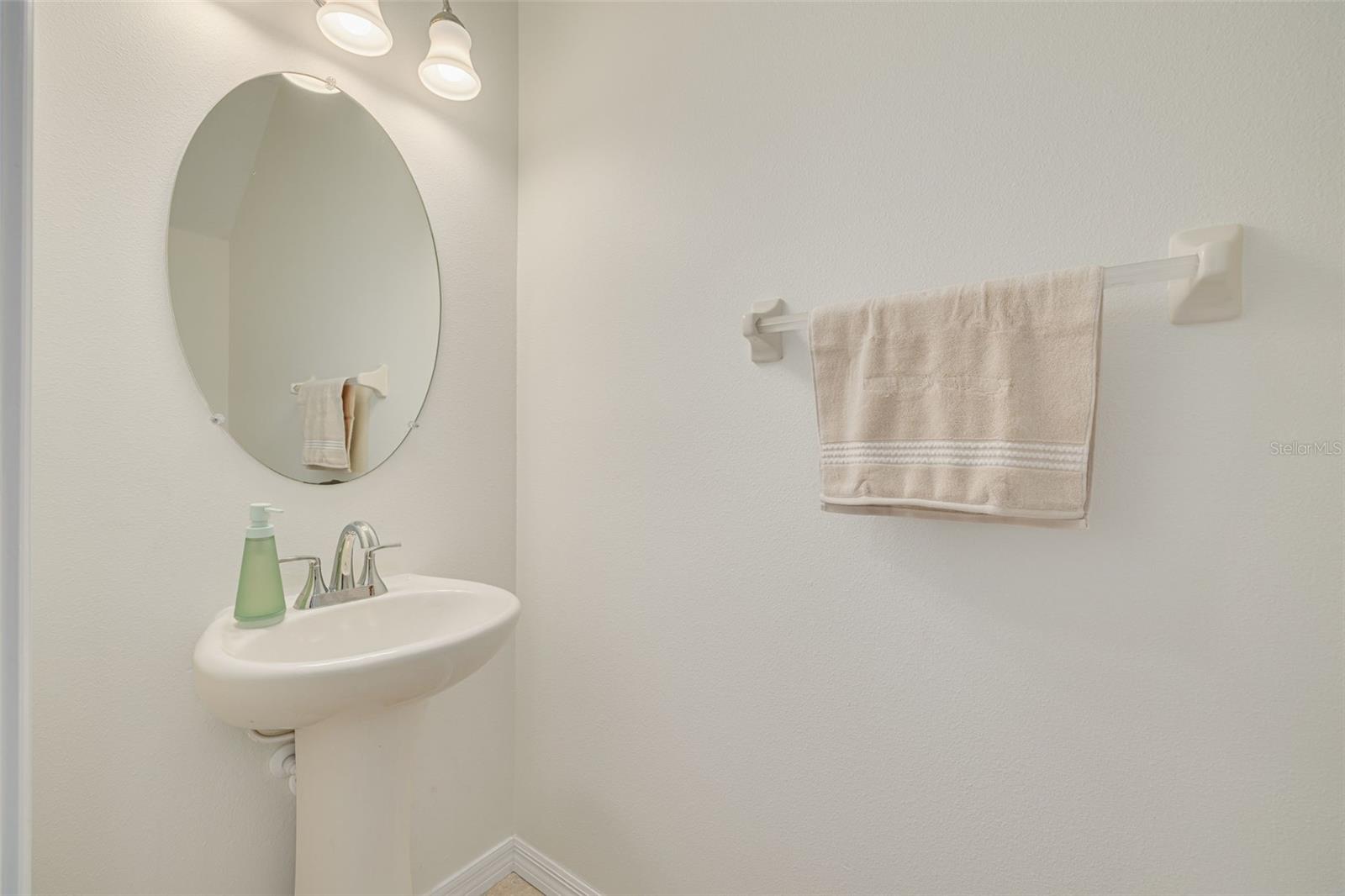 Downstairs half bath