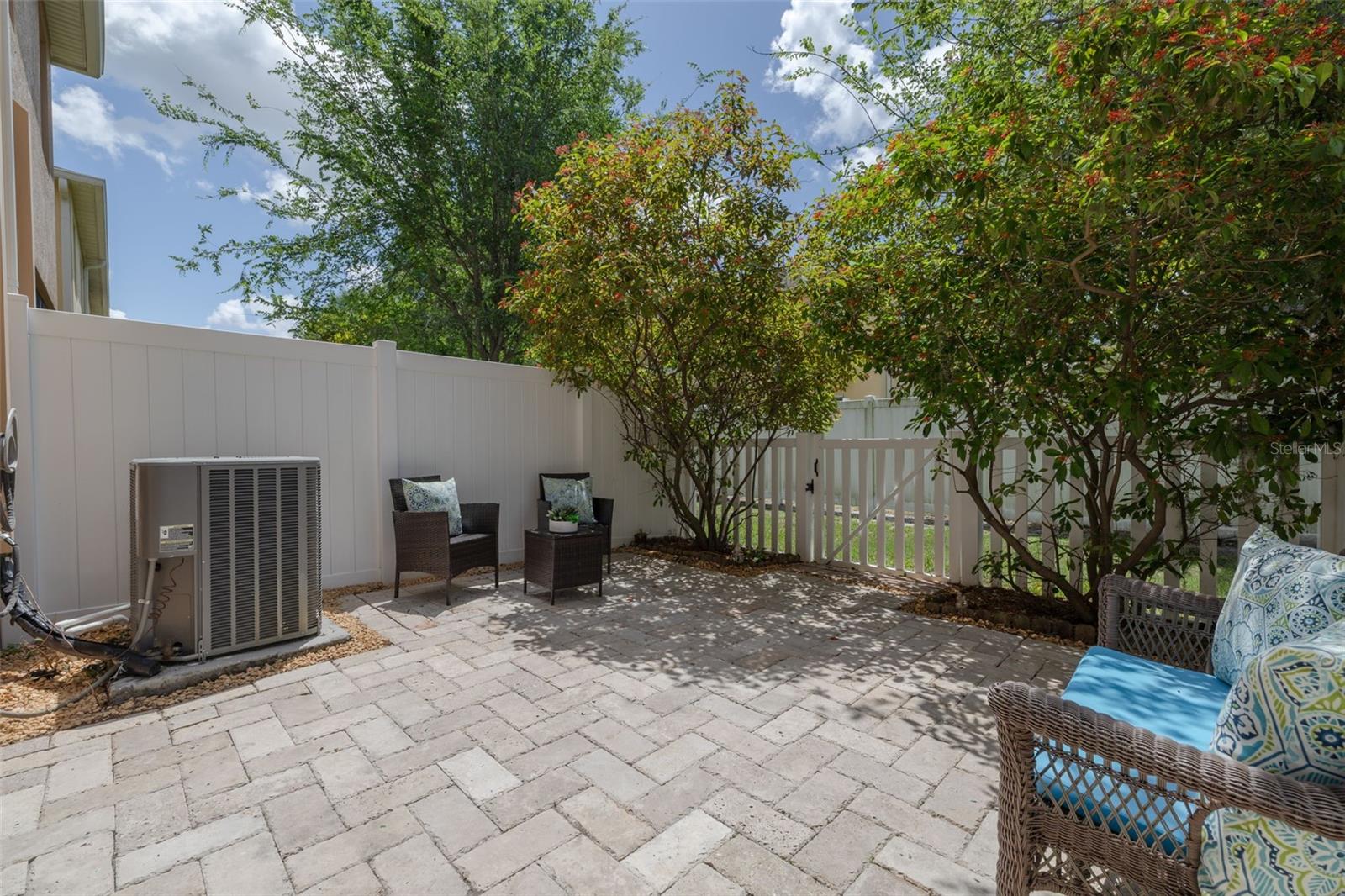 Private patio
