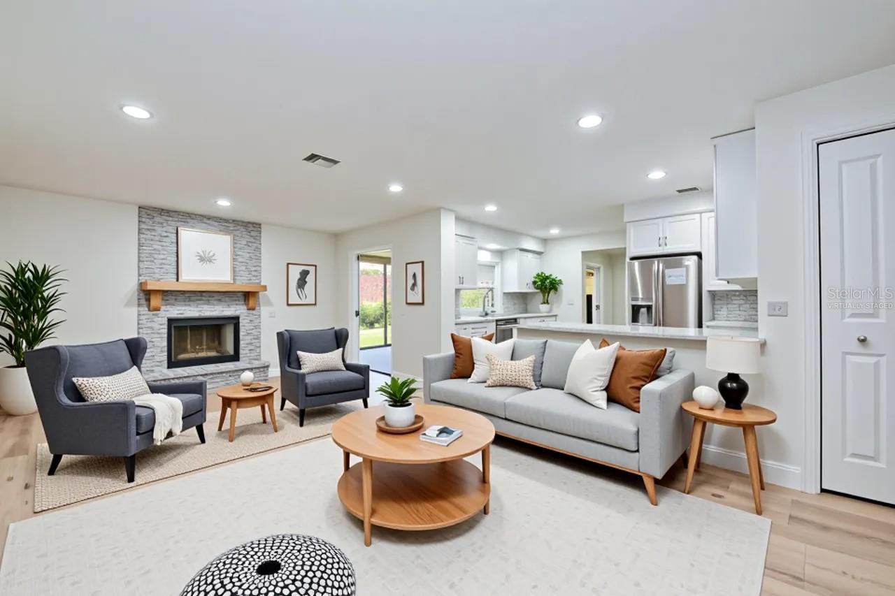 Virtually Staged - Family Room