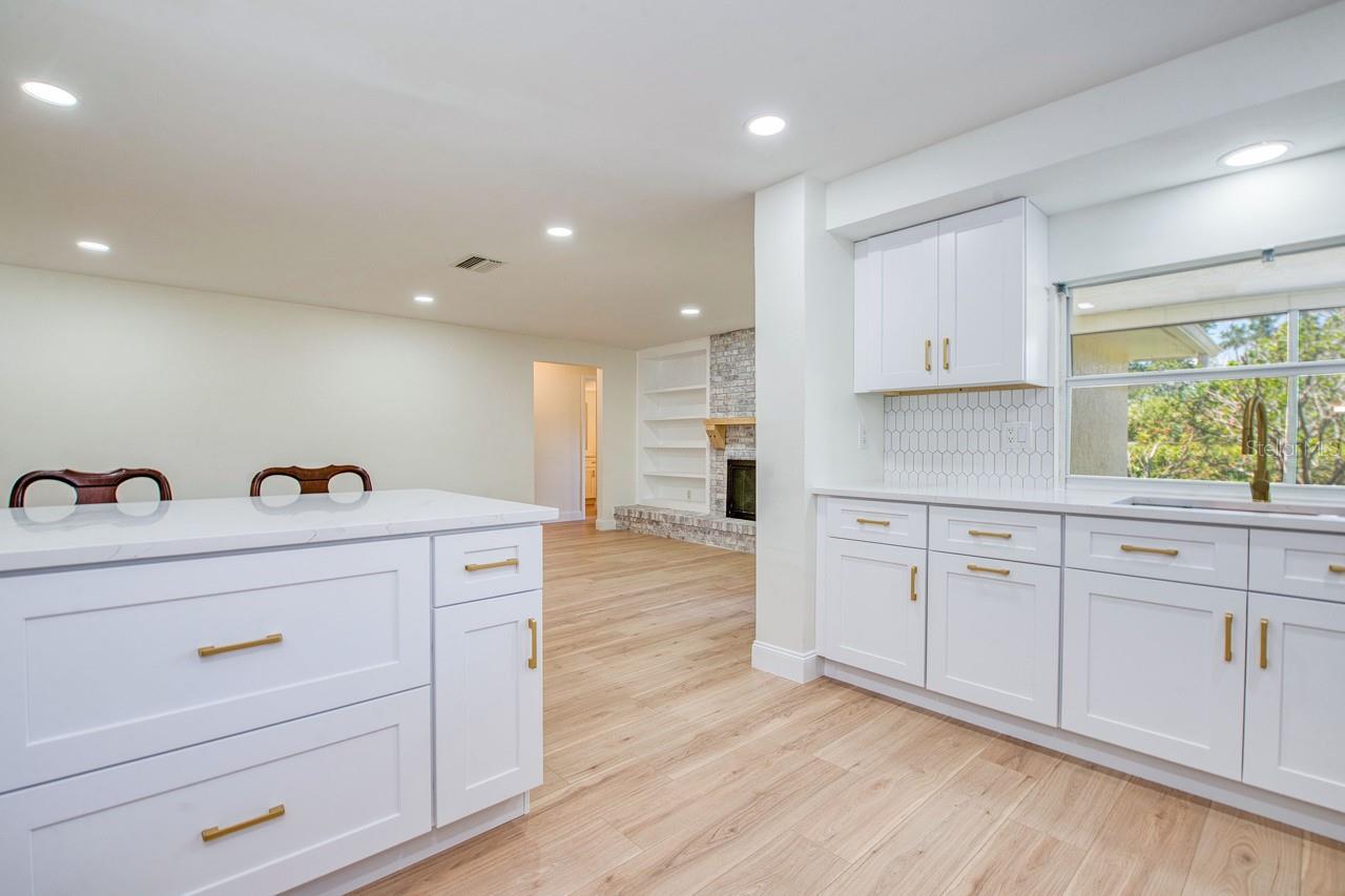 Kitchen -View to Family Room