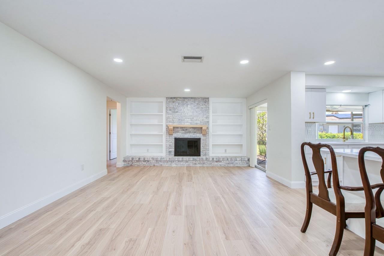 Family Room - Back left entry hall to 2nd and 3rd Bedrooms