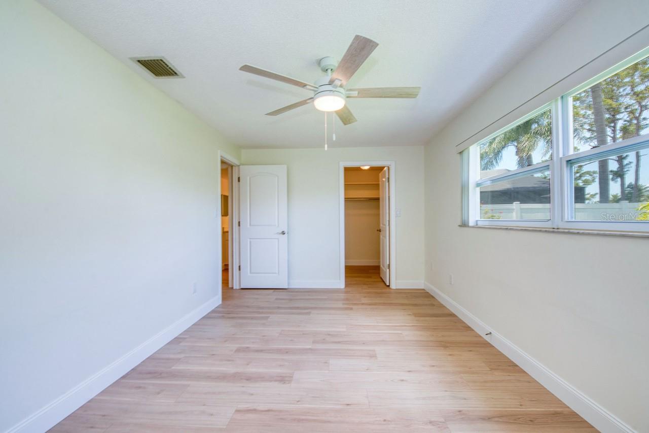 3rd Bedroom - View toward Walk-In Closet