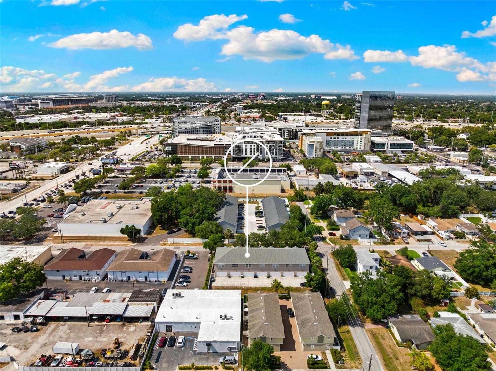 View of Midtown--2 blocks away, N Dale Mabry, & I-275