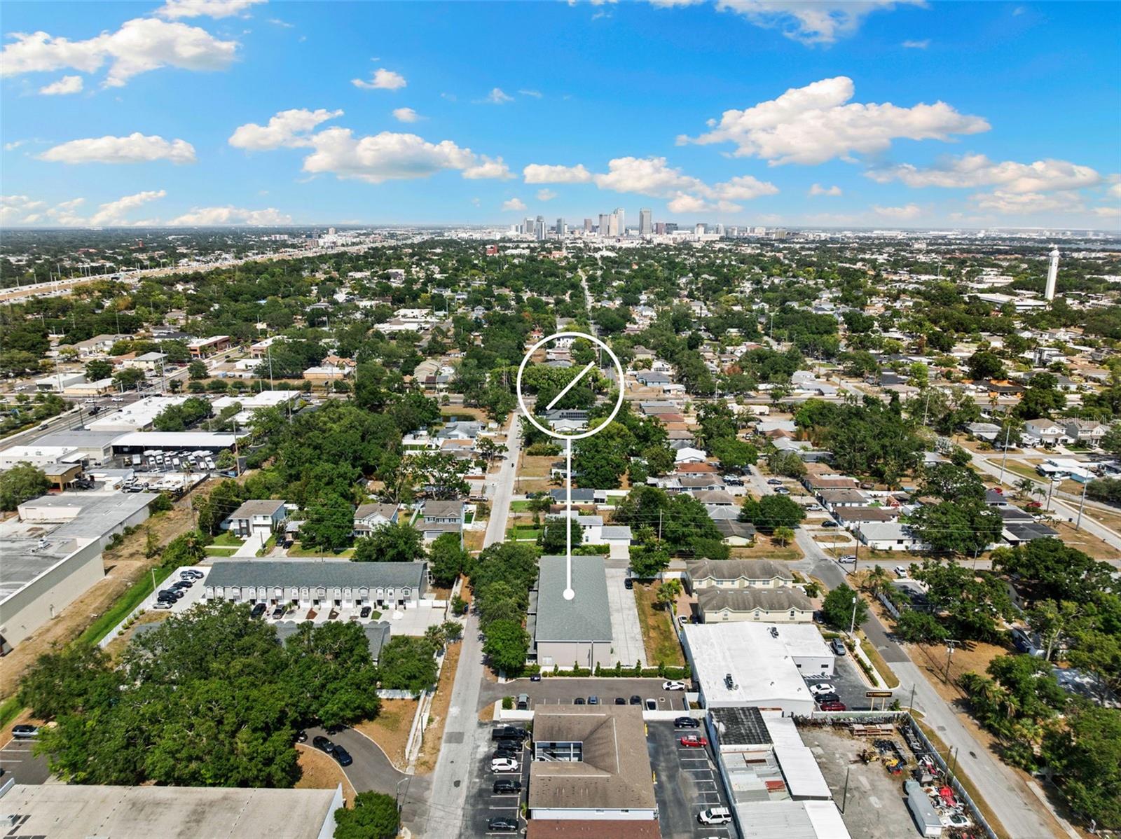 View of Downtown and I-275