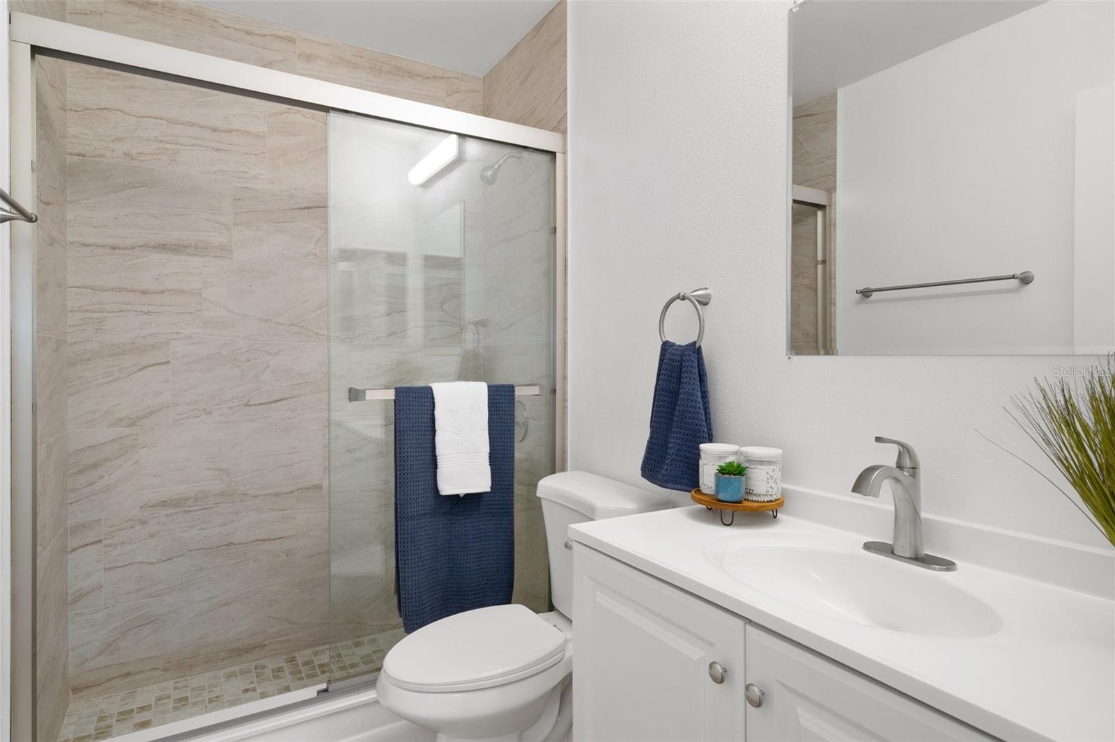 Primary Bathroom #1 with step in shower