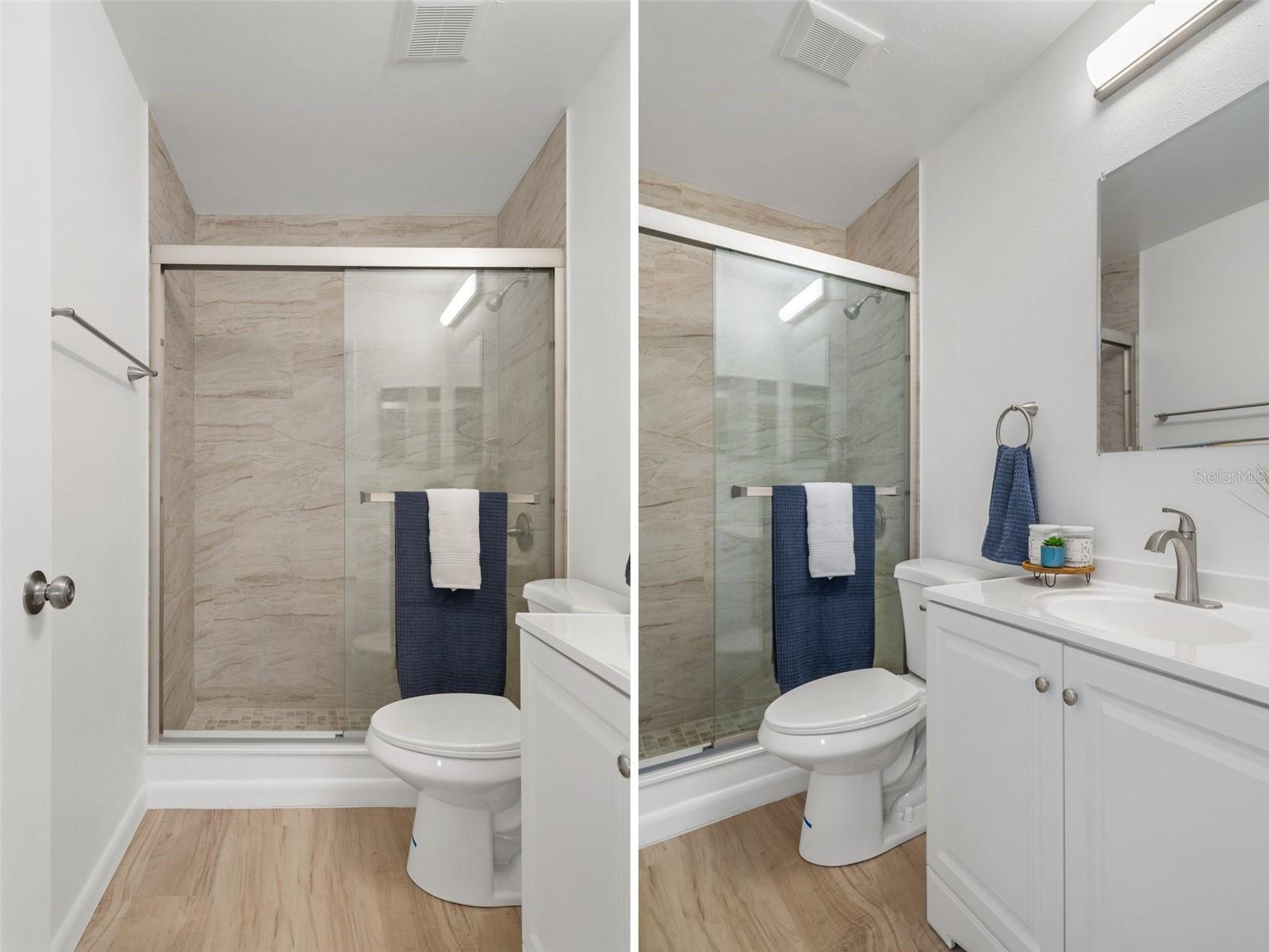 Primary Bathroom #1 with step in shower
