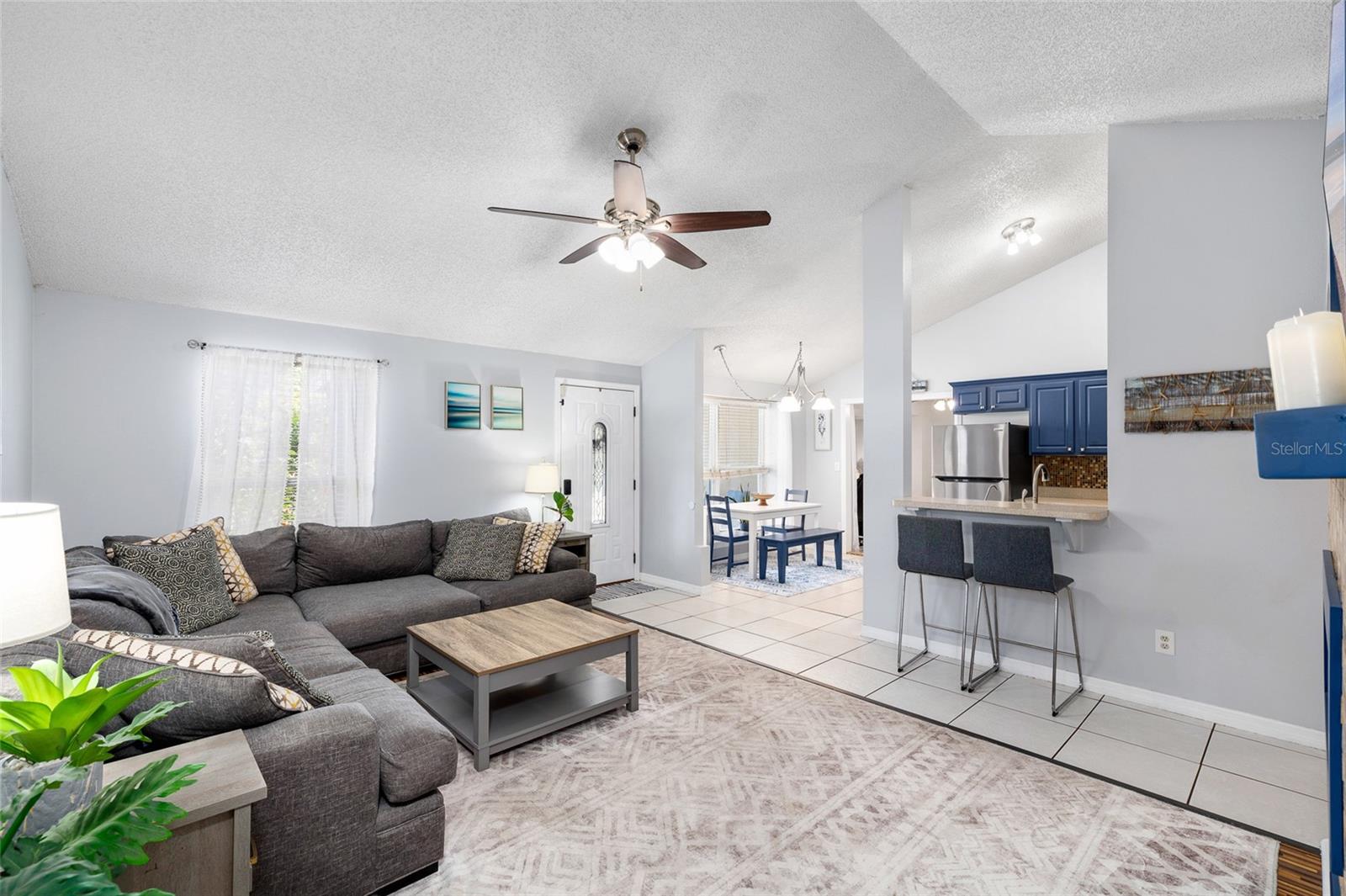 This open concept living space is perfect for relaxing or entertaining