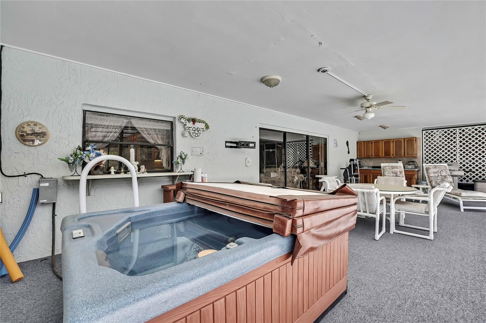 Pool deck
