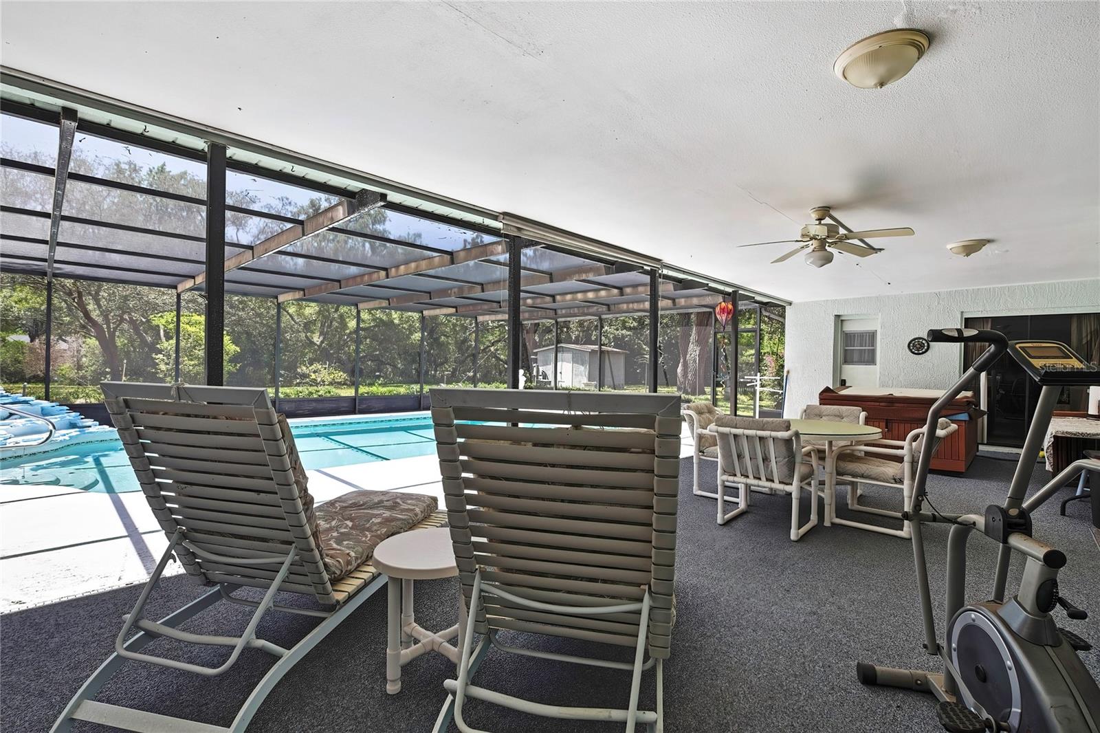 pool deck