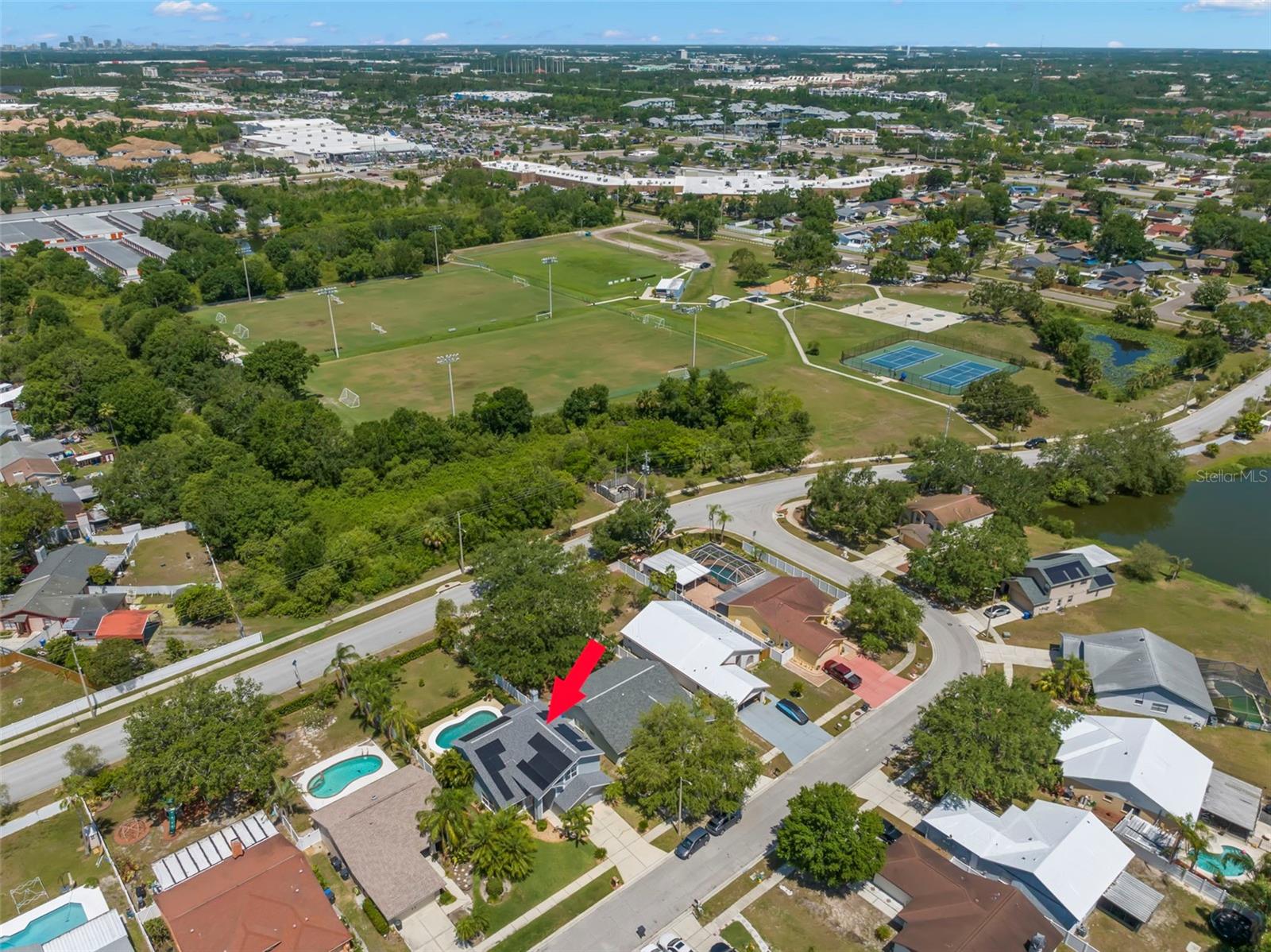 Aerial of Property