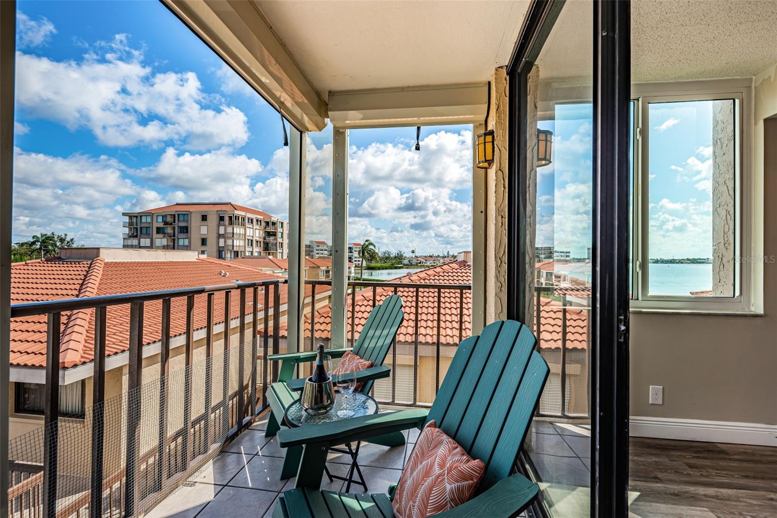 Water views by morning, golf course by night—Florida living at its finest.