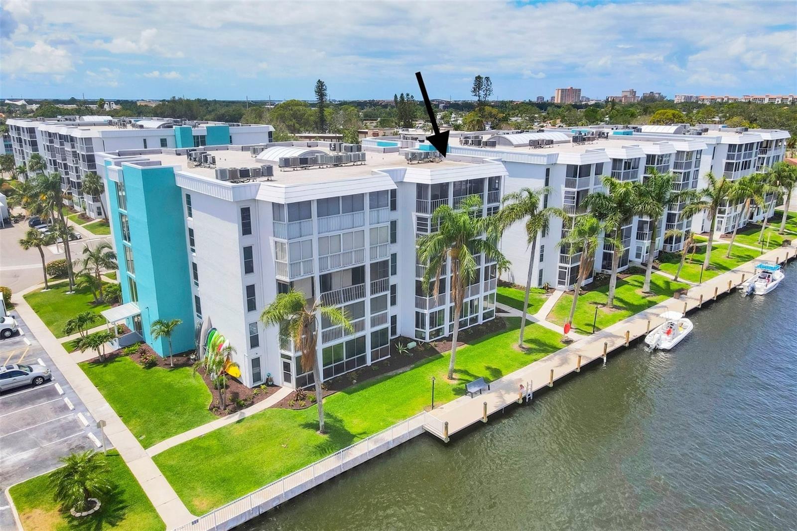 Top floor end unit! with gorgeous water views