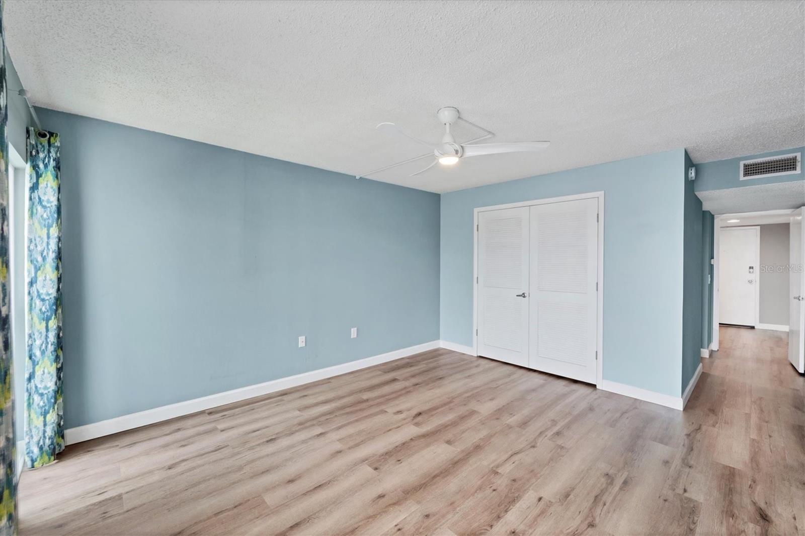primary bedroom with ample closets!