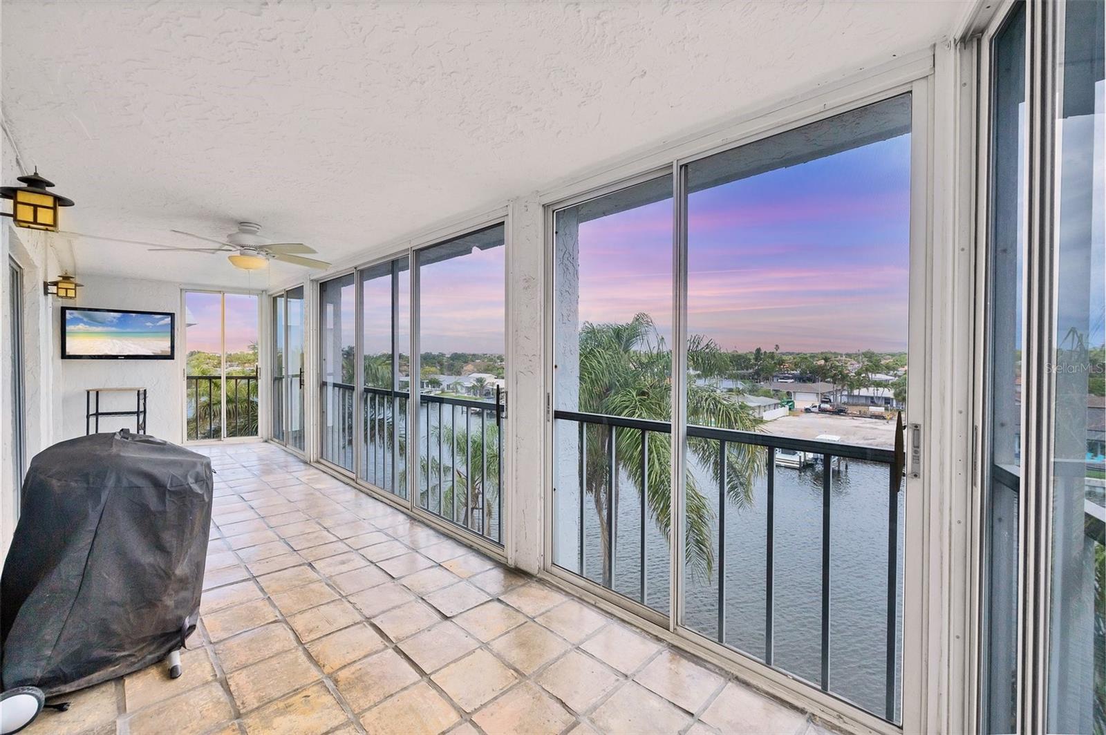 Enjoy your balcony with views of sunrise and sunsets