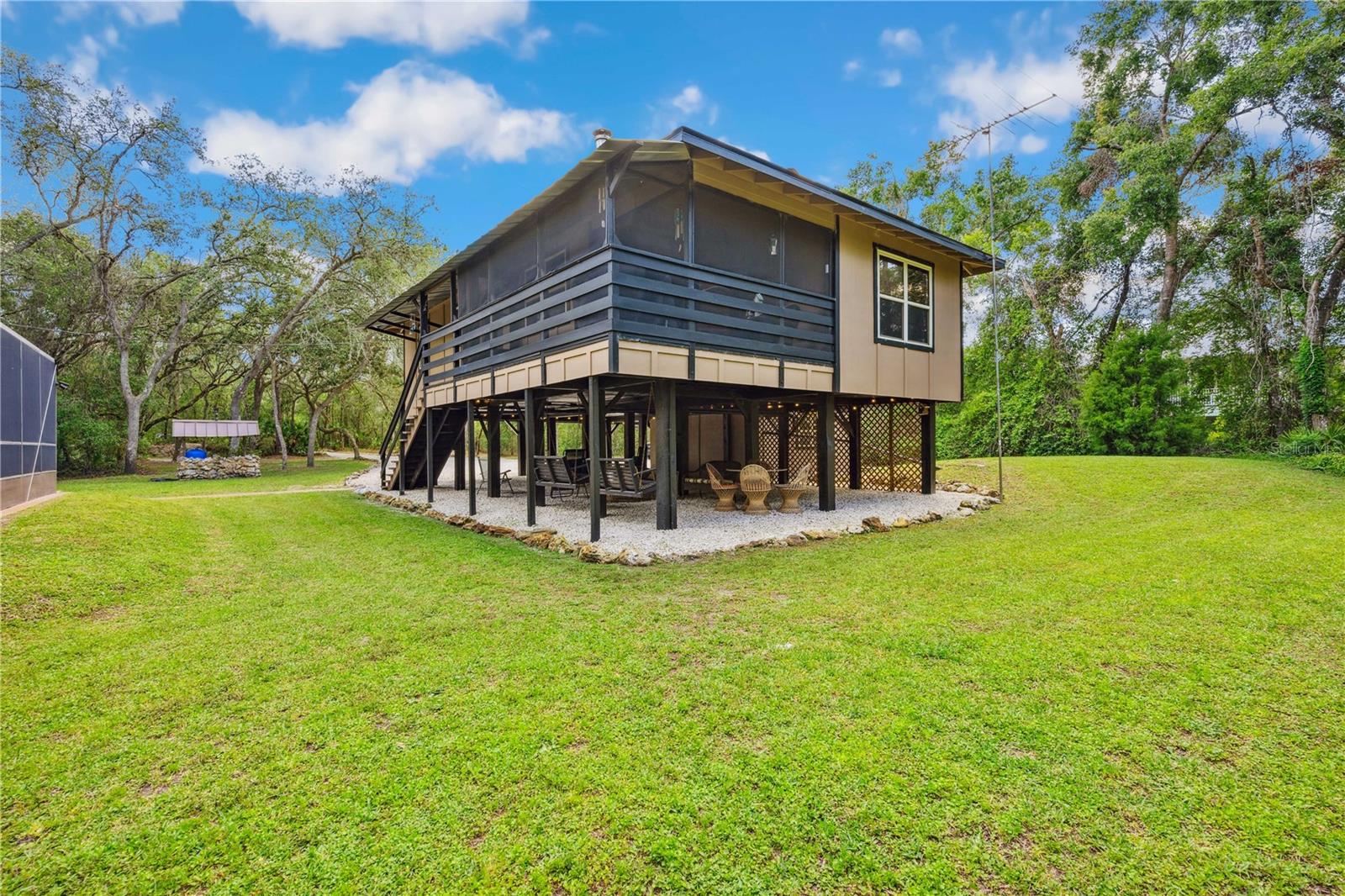 Screen enclosed porch