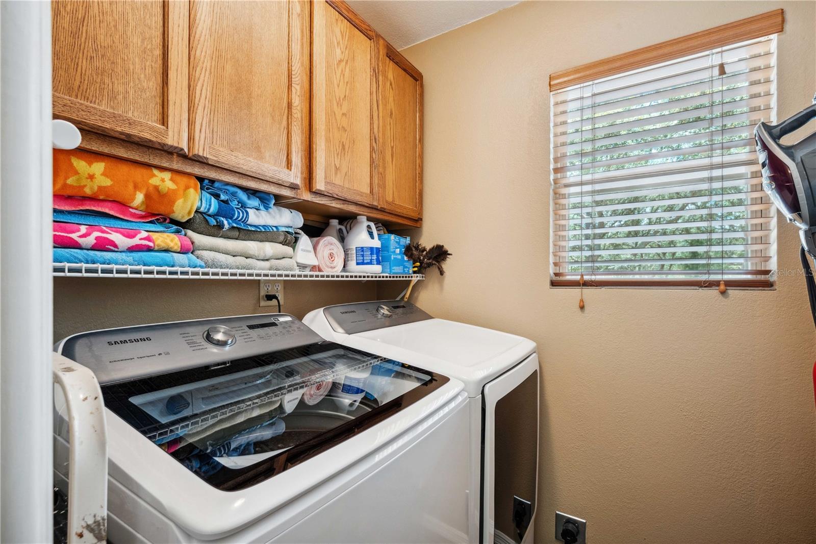 inside laundry room
