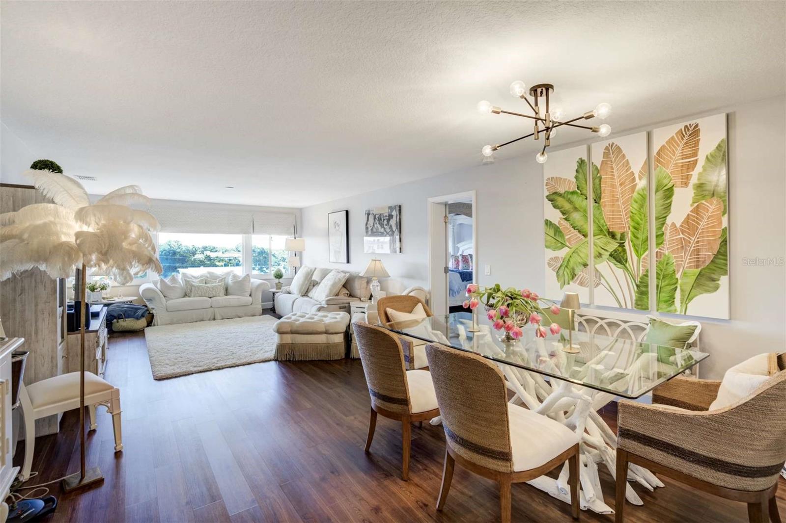 Living room/dining room combo