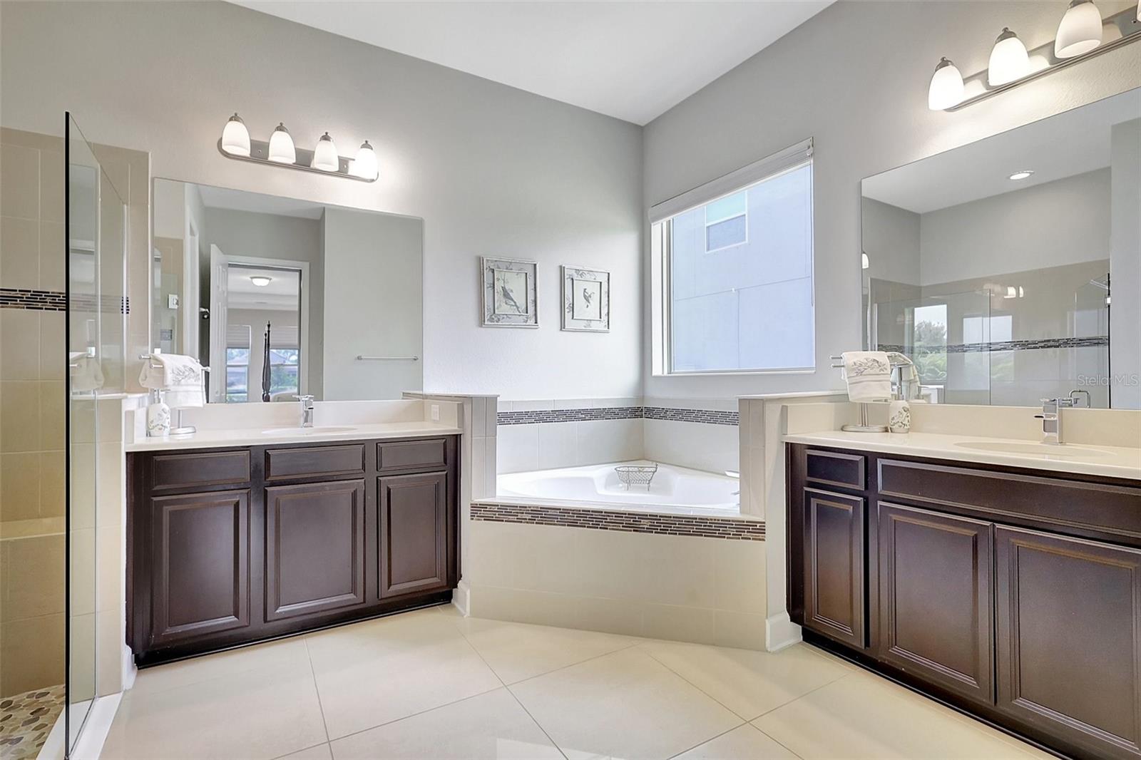 Ensuite Primary Bathroom-Have a fun spa day here