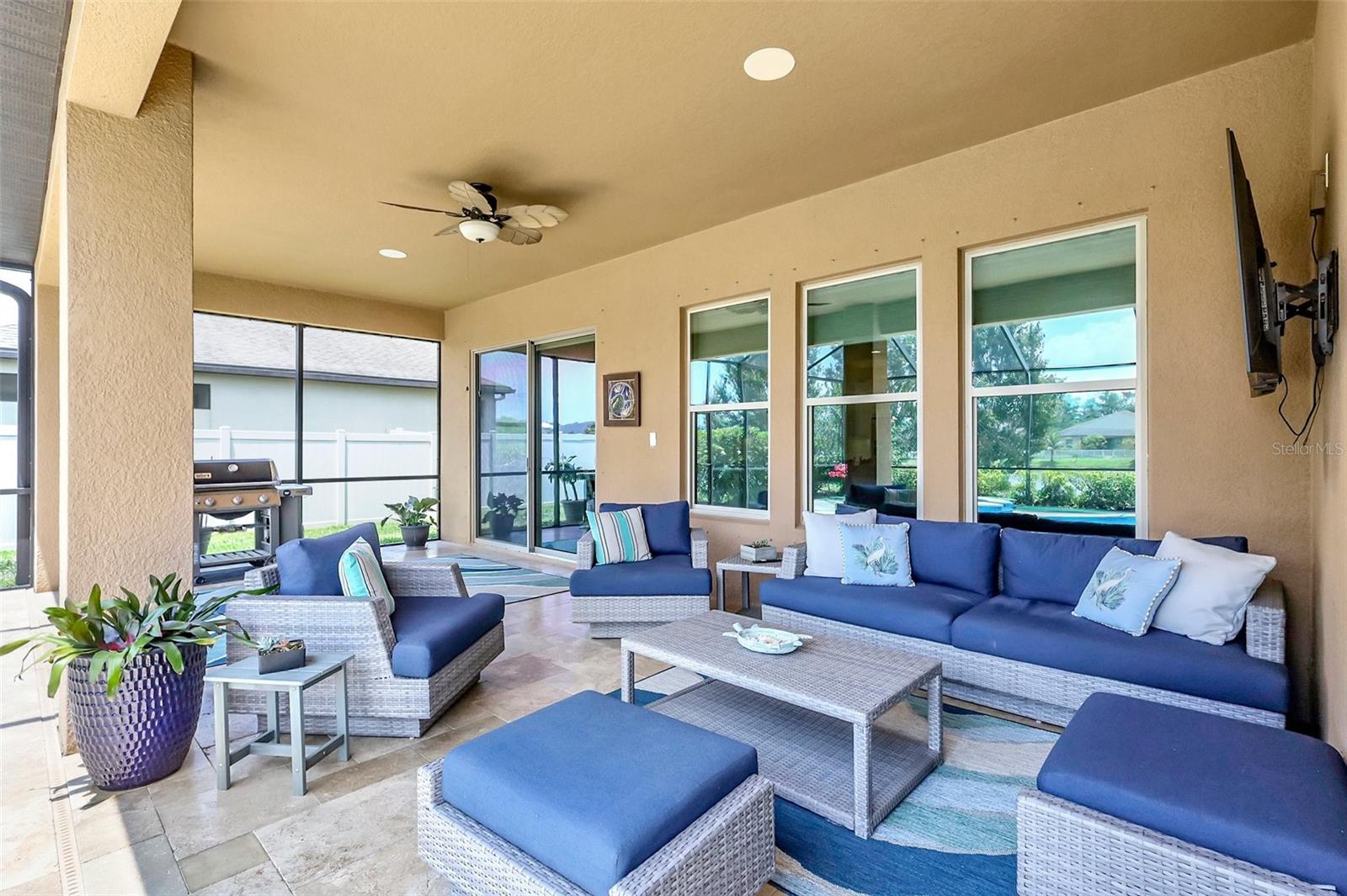 Oversized patio makes outdoor entertaining a breeze
