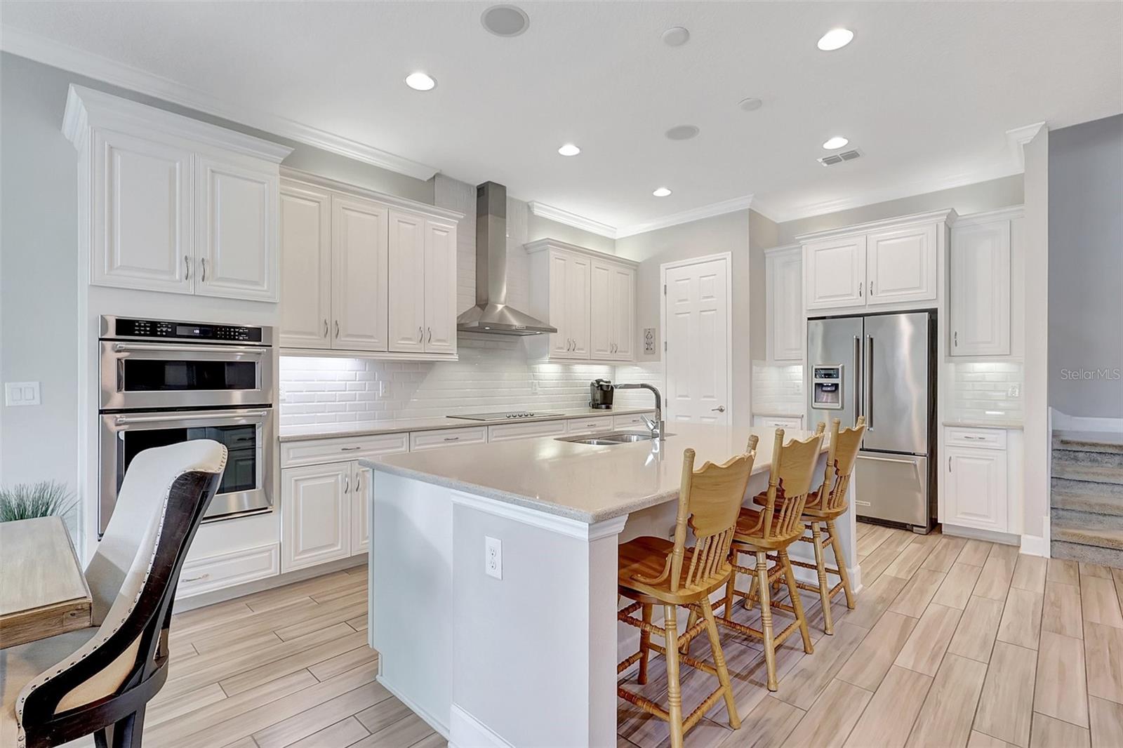 Classic Sleek White Design with Walk In Pantry