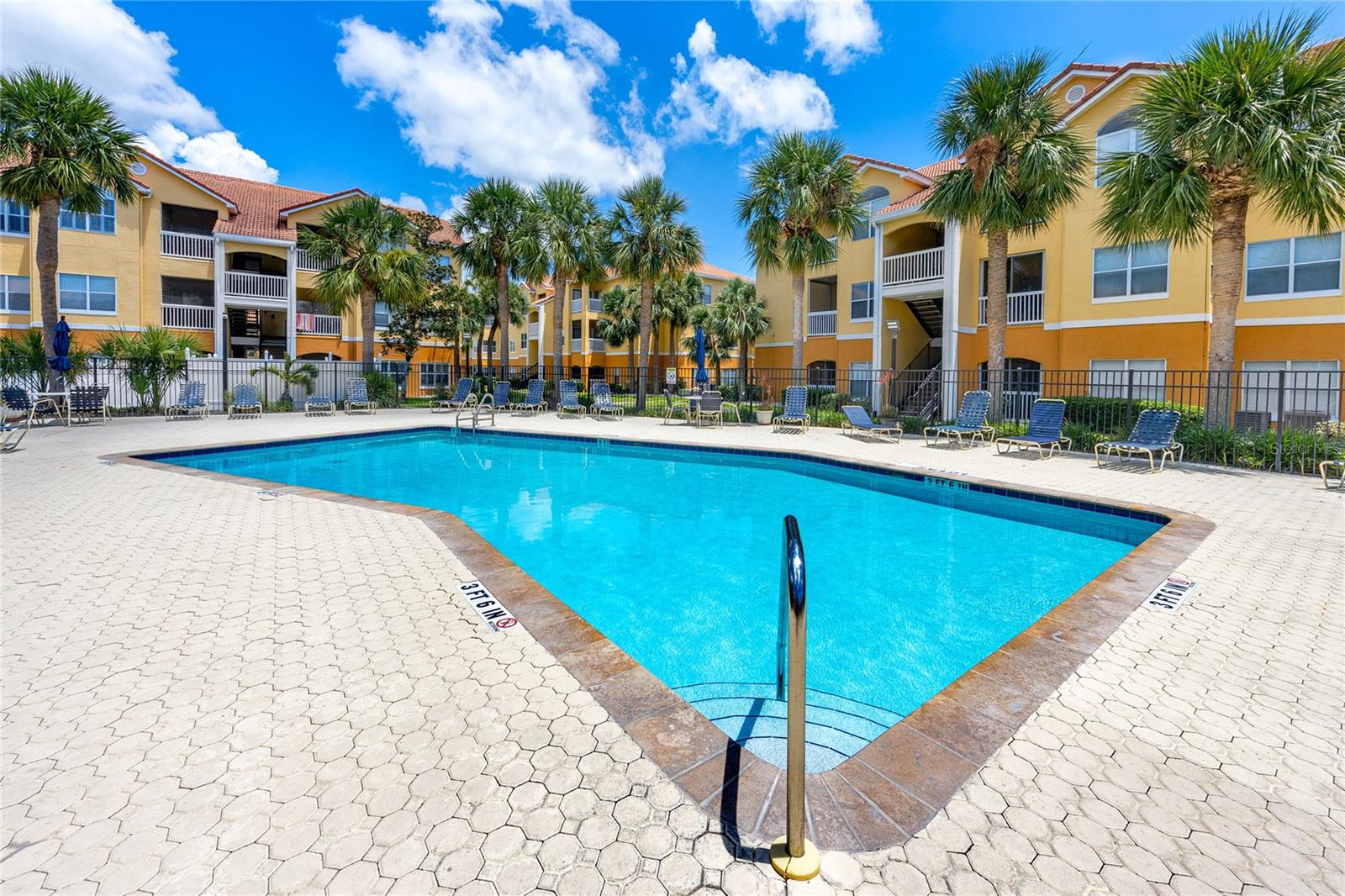 Heated saltwater pool