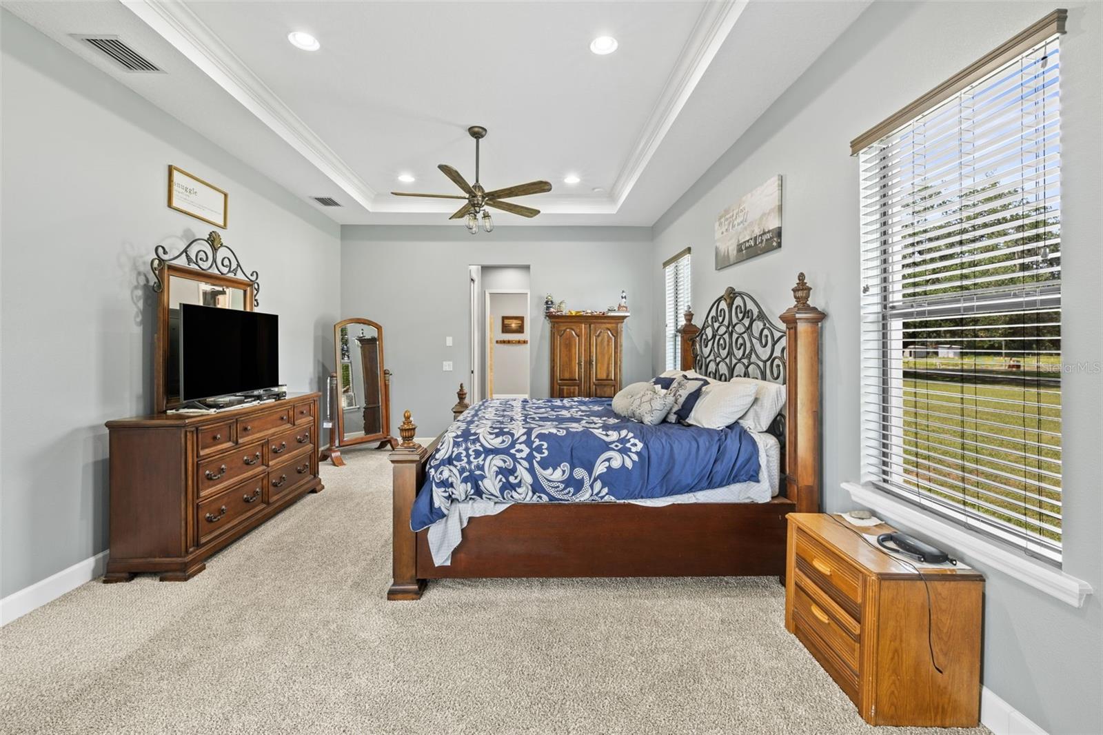 Master Suite facing Master Bath