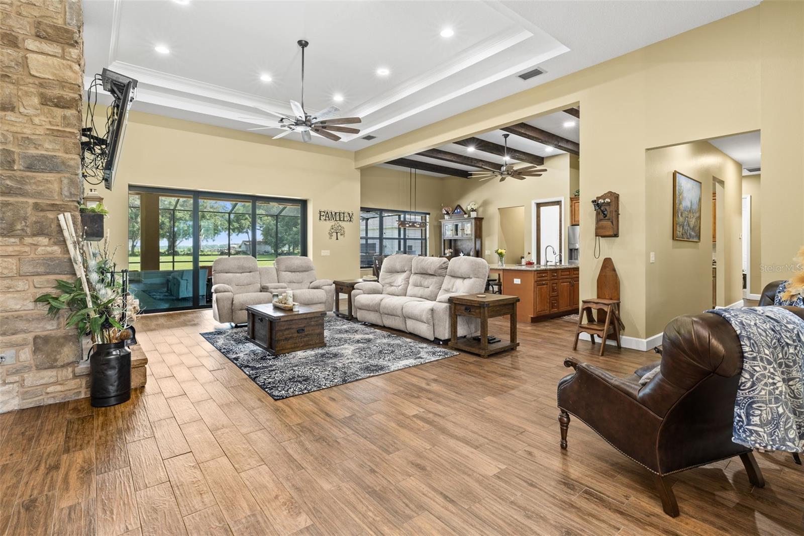 Great Room Facing Patio