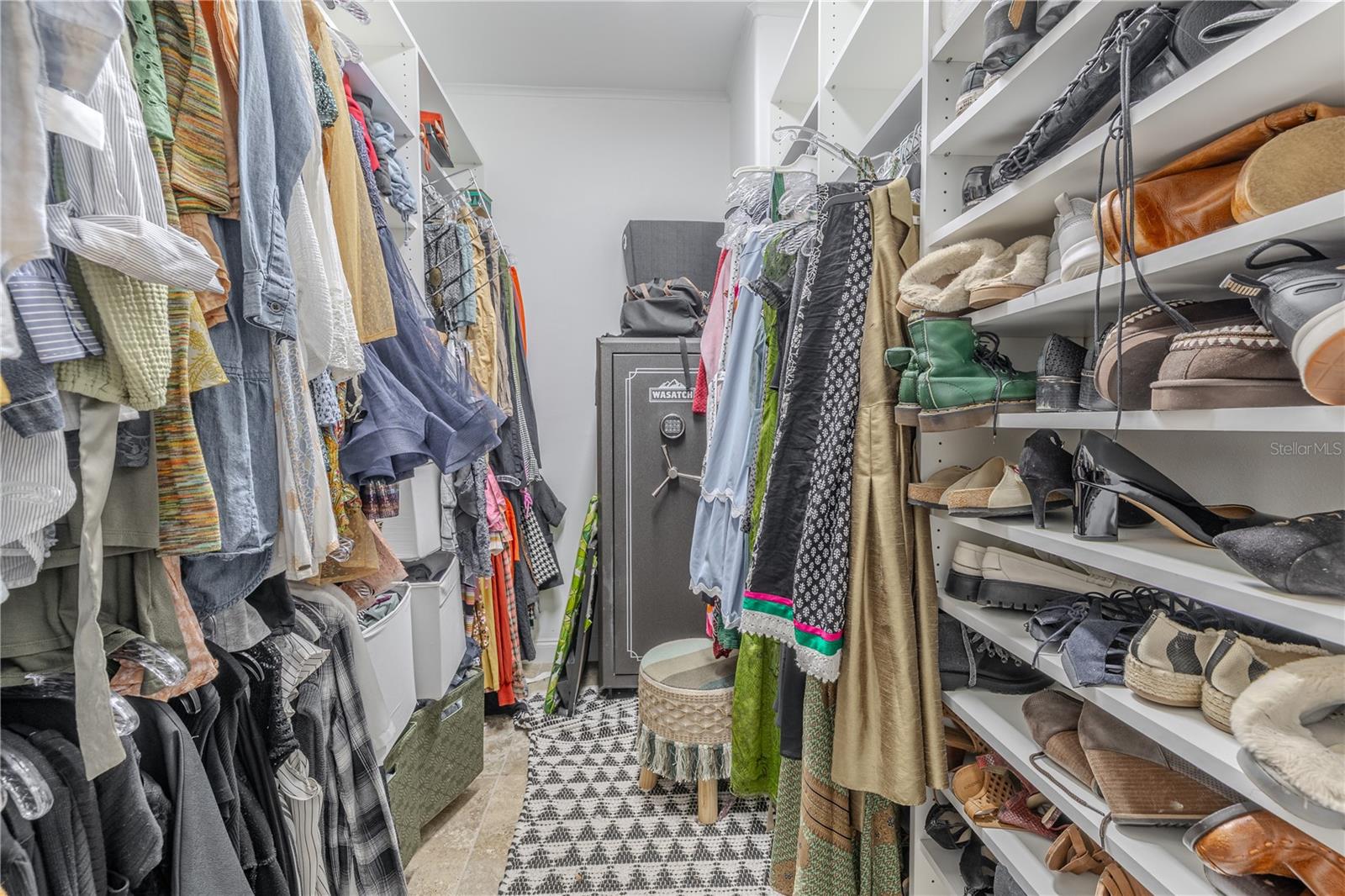 Primary closet