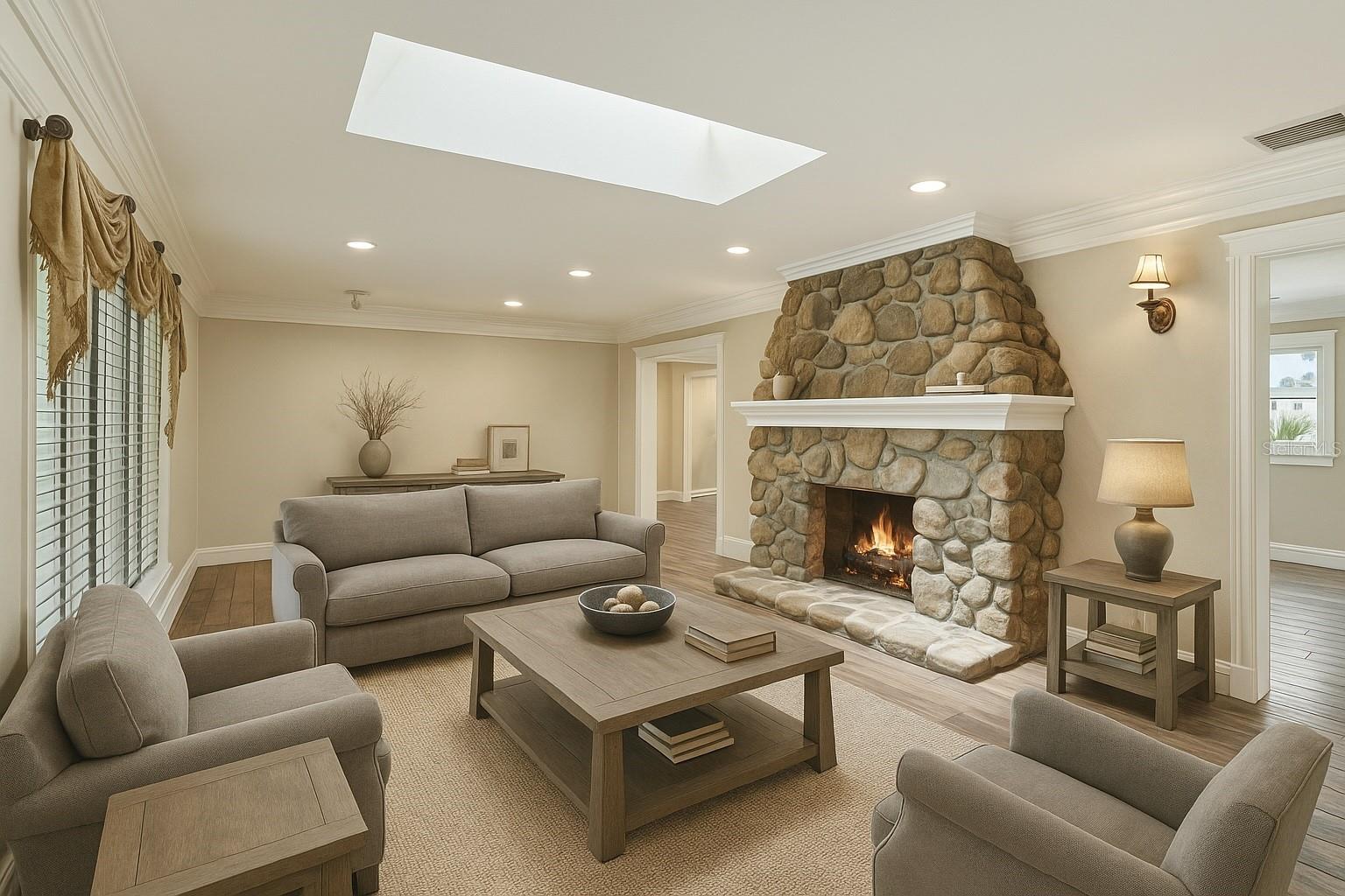 Formal Sitting Room-Virtual Staging