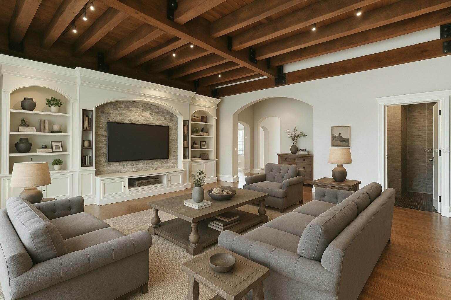 Living Room-Virtual Staging